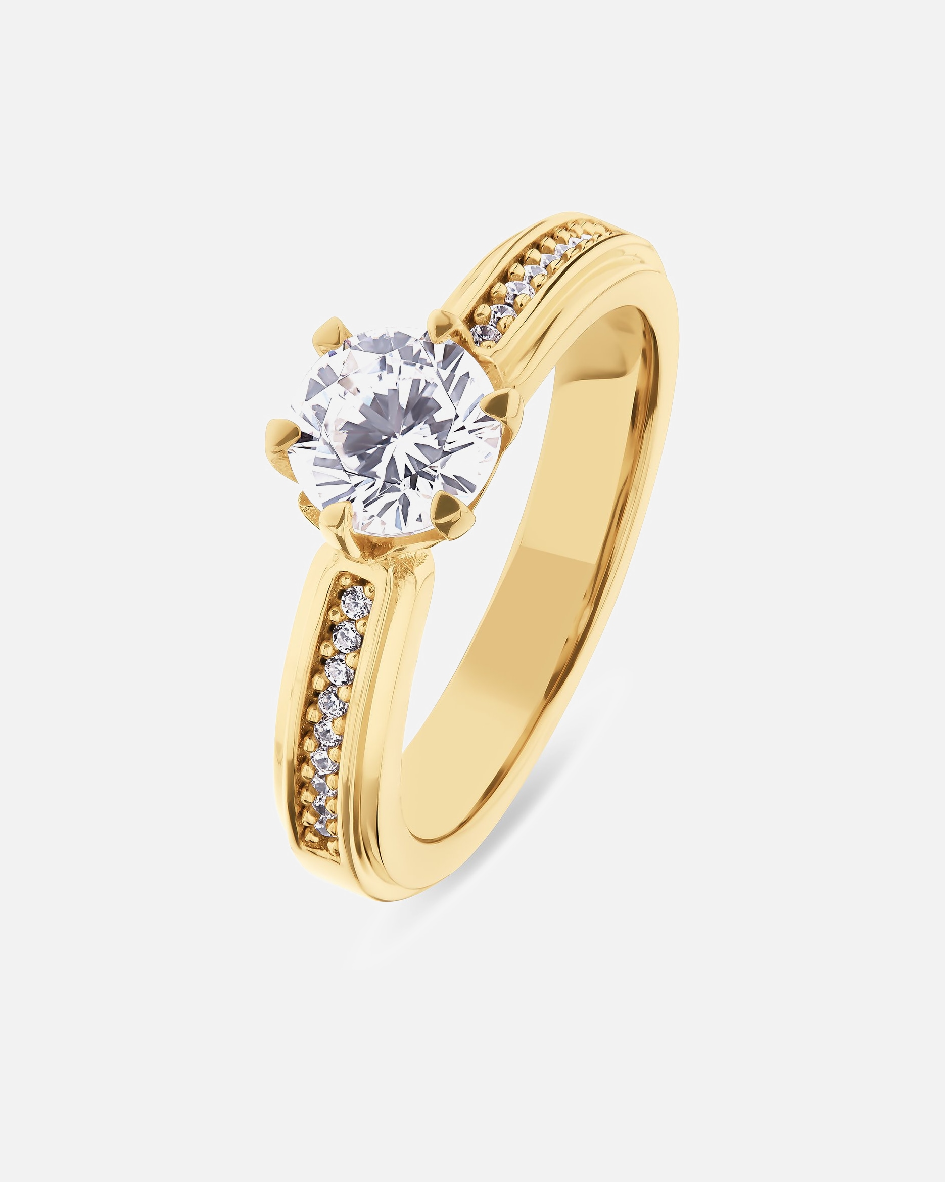 Ring für Weiblich Jette Damenring 925er Silber 55