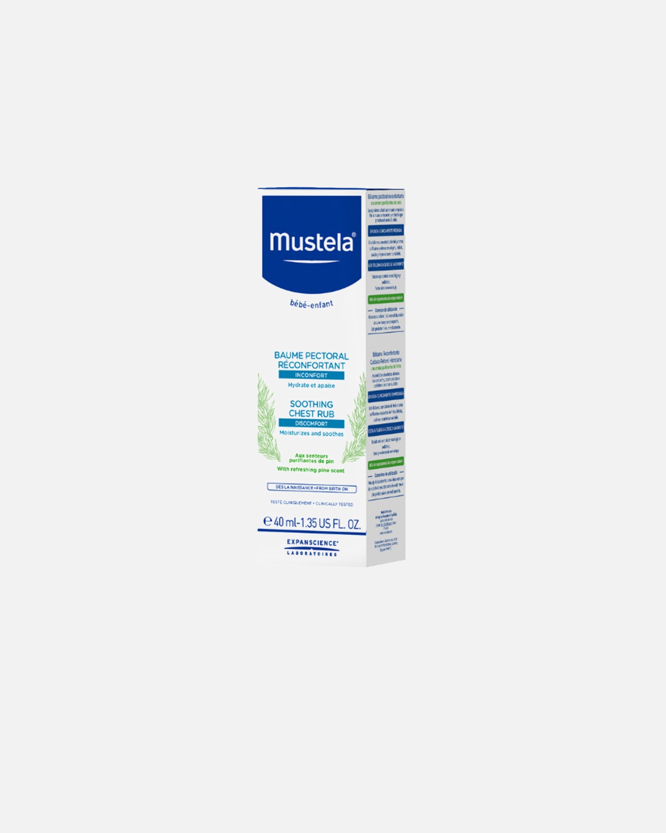 Babycreme für Unisex Mustela BABY-KIND beruhigender Brustbalsam 40 ml