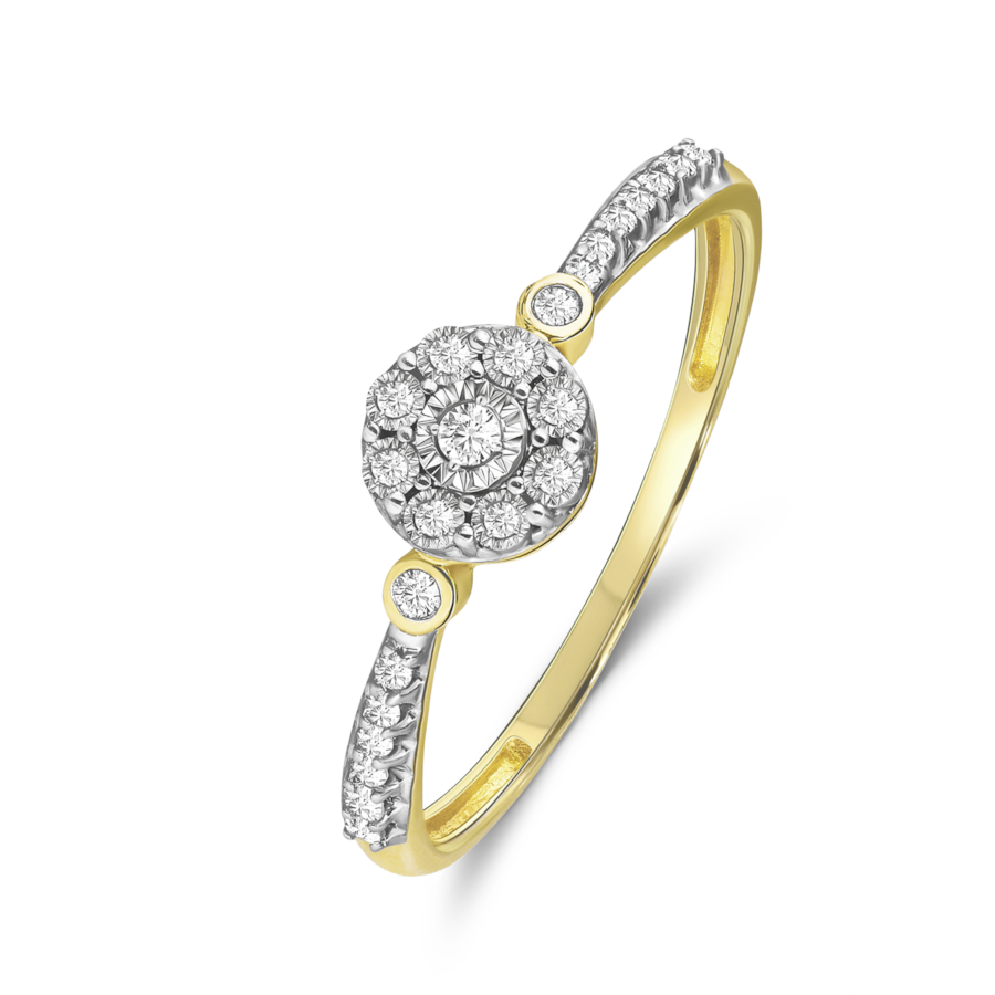 Lucardi Ringe 585 Gold - 57mm Damen