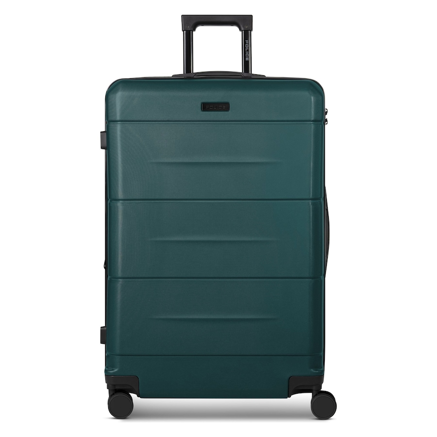 Police London 4 Rollen Trolley 74 cm mit Dehnfalte petrol Petrol Herren