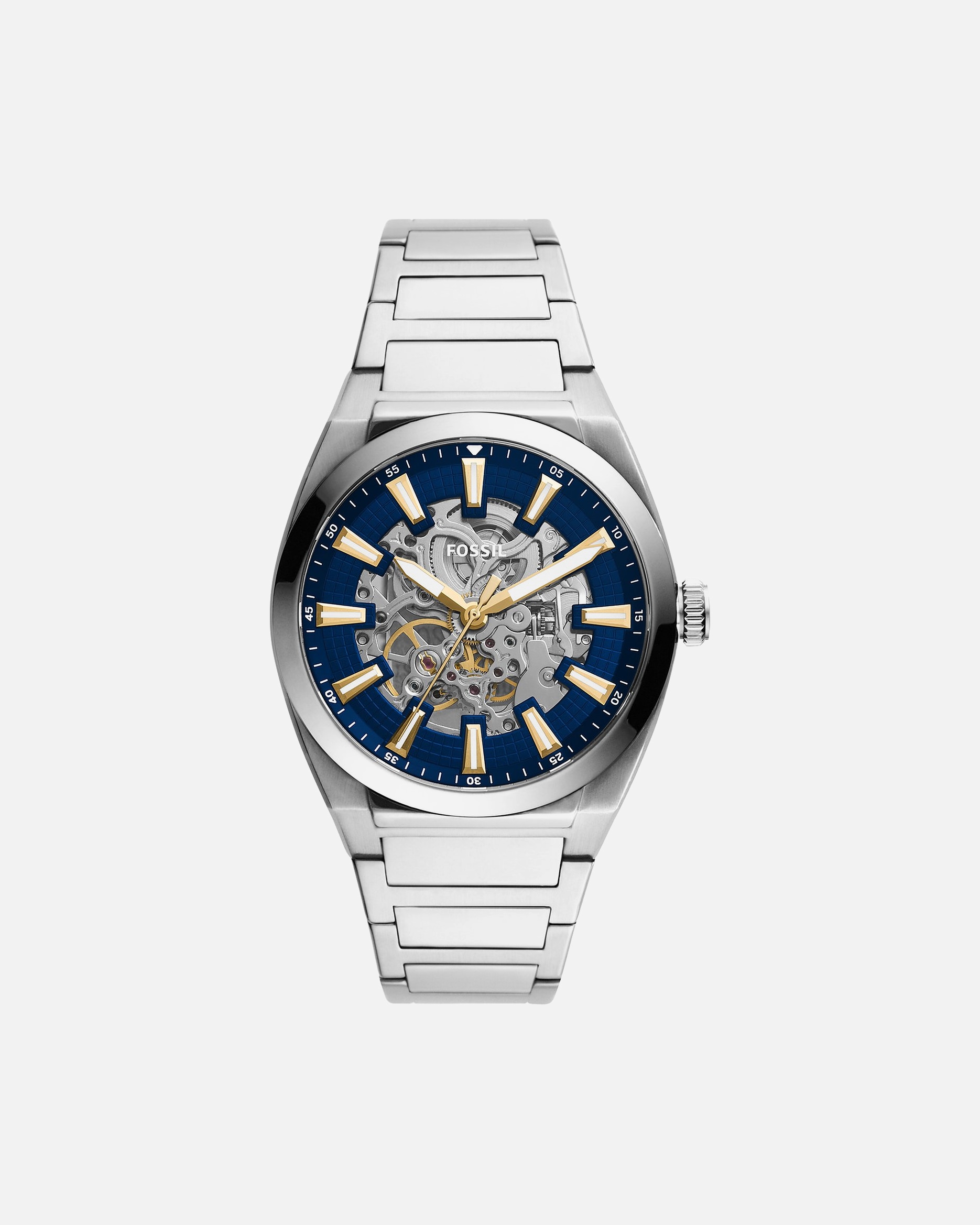 Uhr für Männlich Fossil Herrenuhr Edelstahl One Size