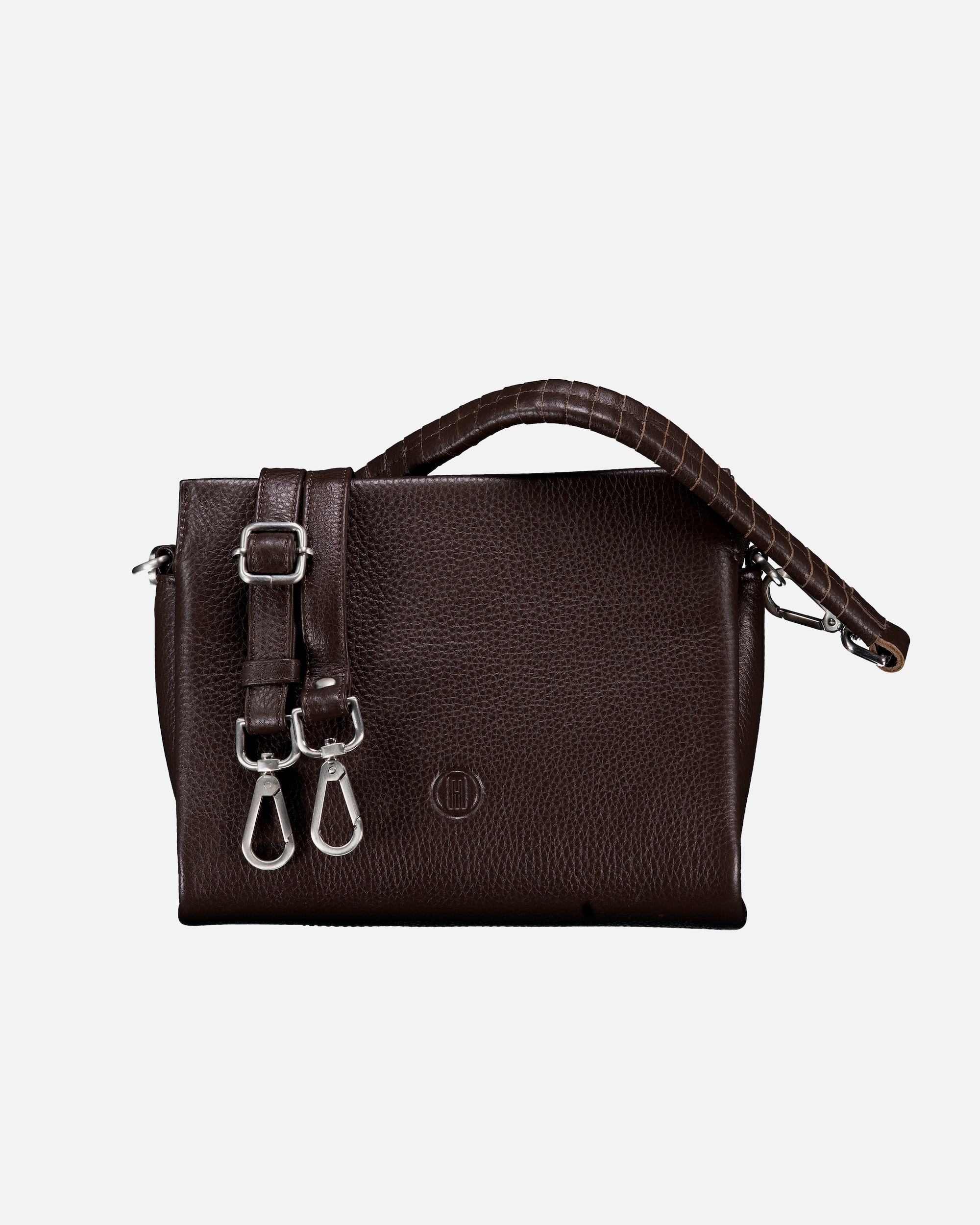 Umhängetasche für Weiblich Hausfelder Manufaktur Umhängetasche Dark Brown