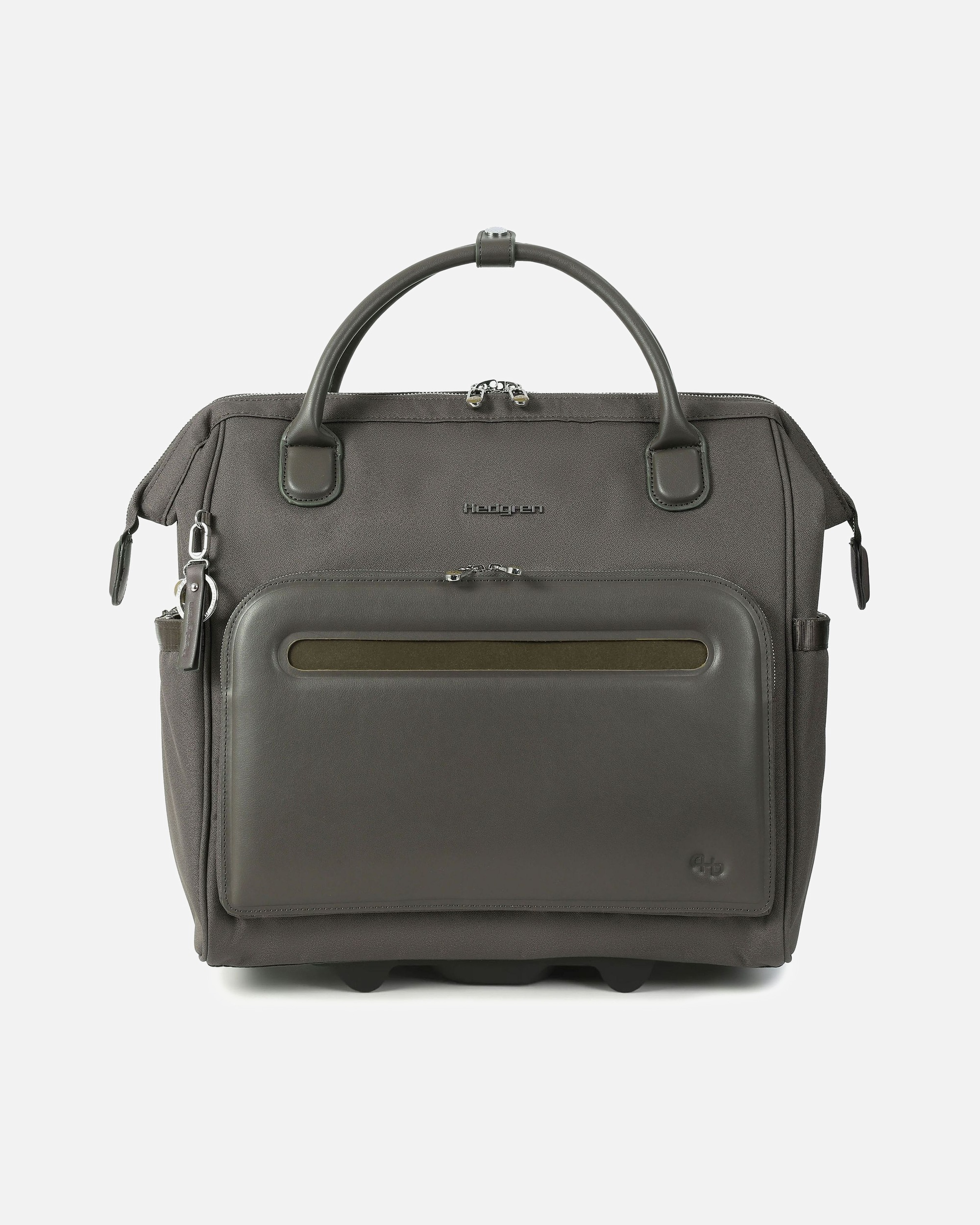 Trolley für Männlich Hedgren Fika Venti 2 Rollen Pilotentrolley 48 cm Laptopfach black ink