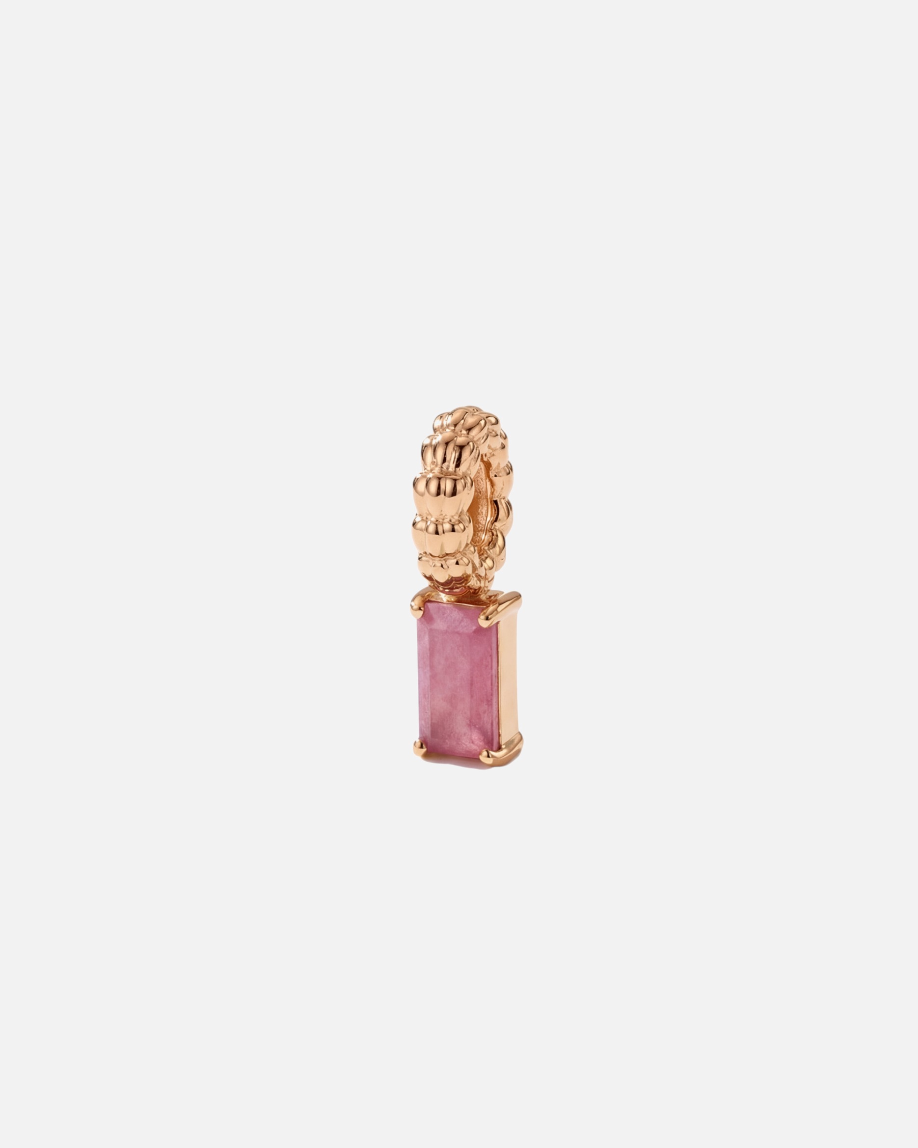Schmuckanhänger für Unisex Purelei LEI Geburtsstein Juli Rubin Charm 100% Edelstahl Rosegold
