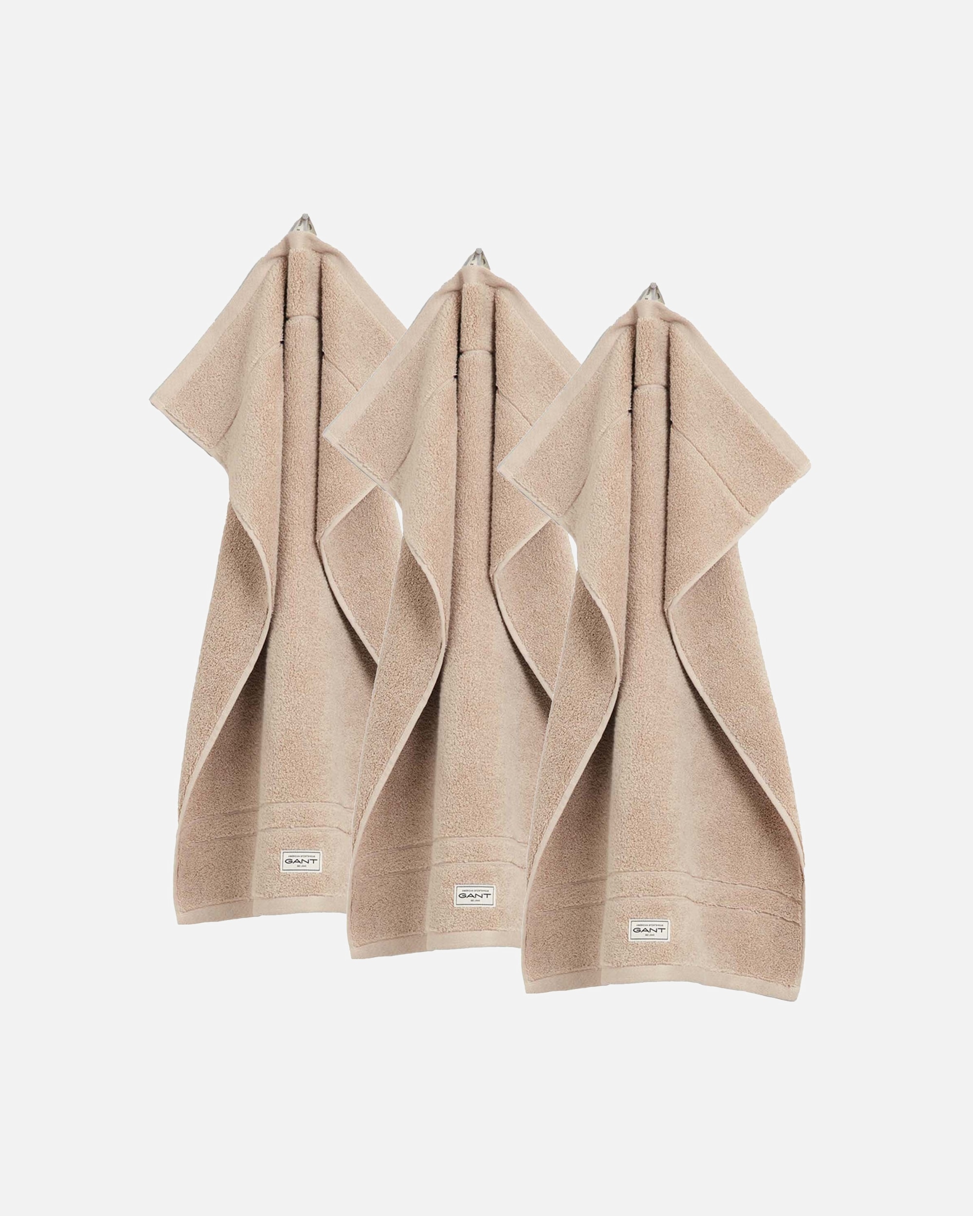 Handtuch für Unisex Gant Gästetuch 3er Pack 'Premium Towel' Sand