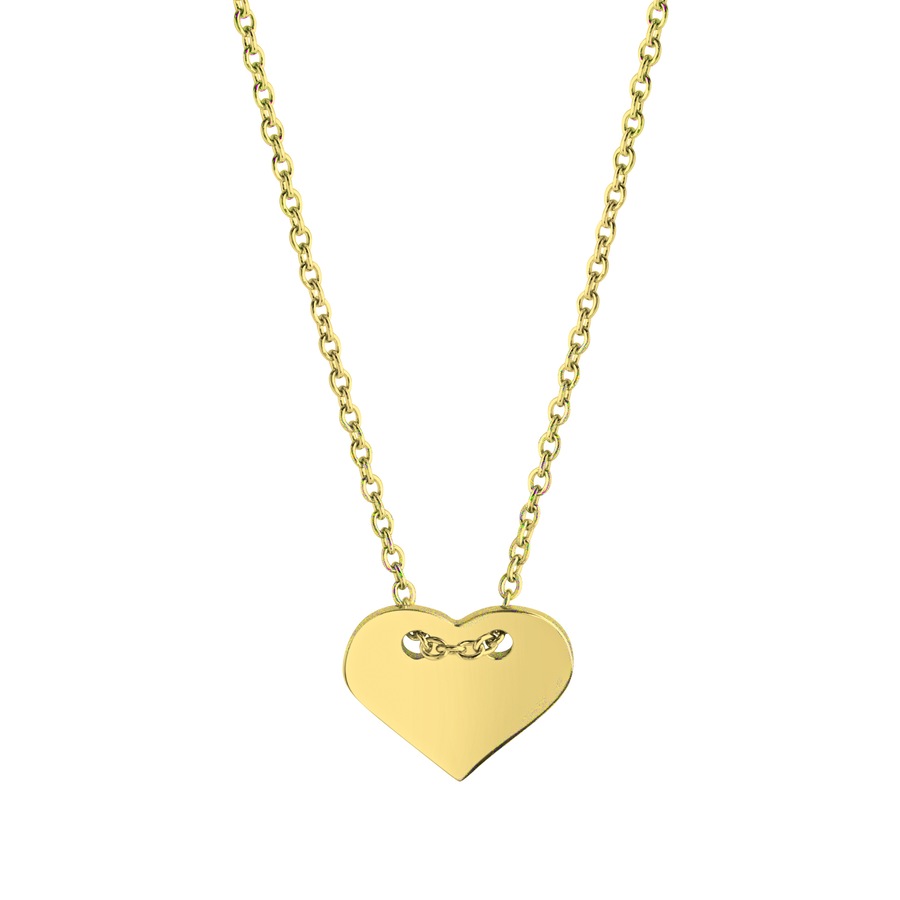 Zeeme Collier Edelstahl gelb vergoldet Damen