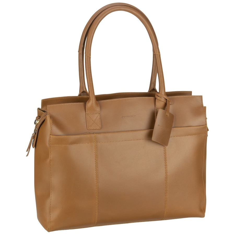 Burkely Aktentasche Vintage Doris Laptopbag 15.6'' Cognac Hellbraun Damen