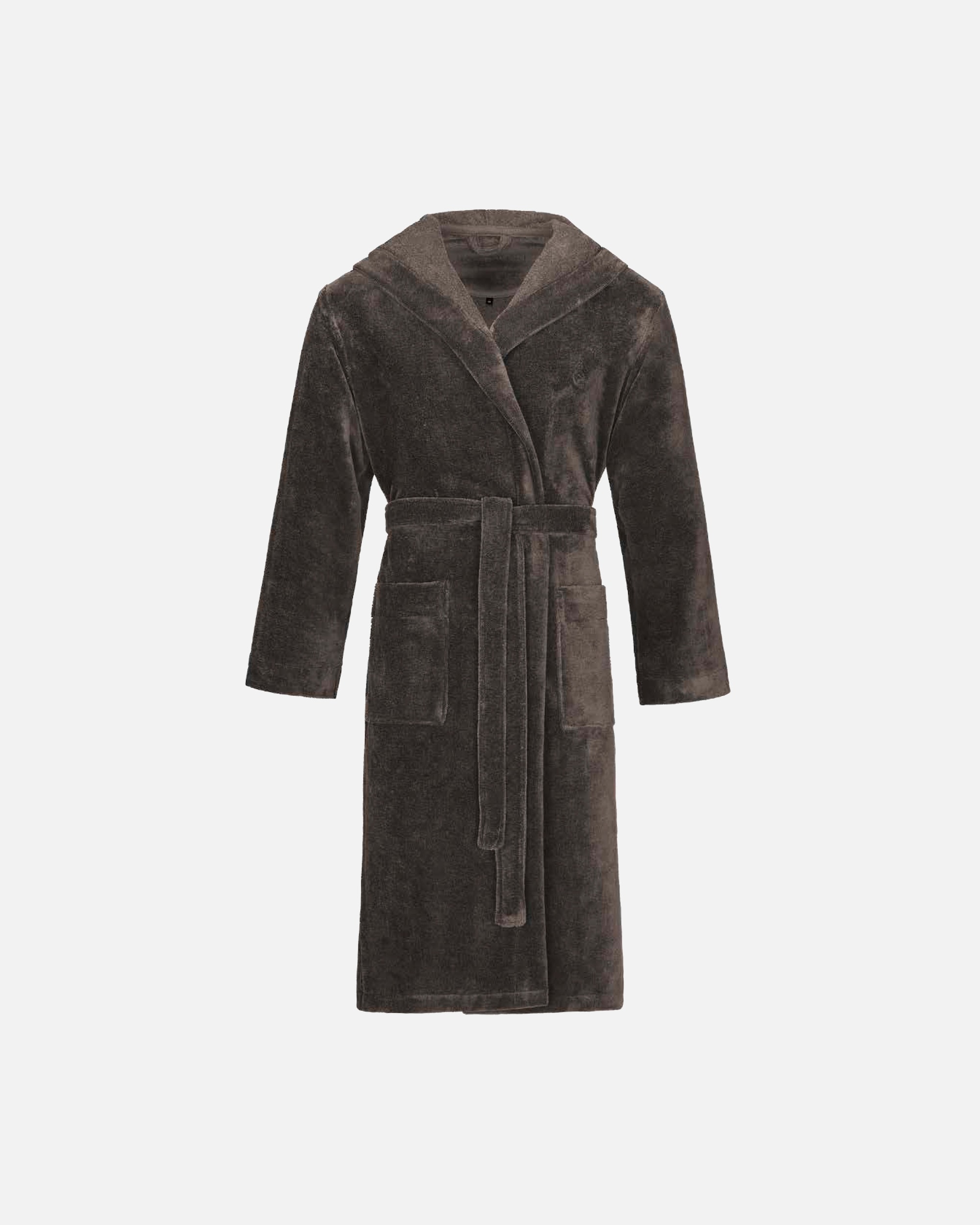 Bademantel für Unisex Bugatti Bugatti Bademäntel Herren Kapuze Roberto coffee bean - 6880 XL