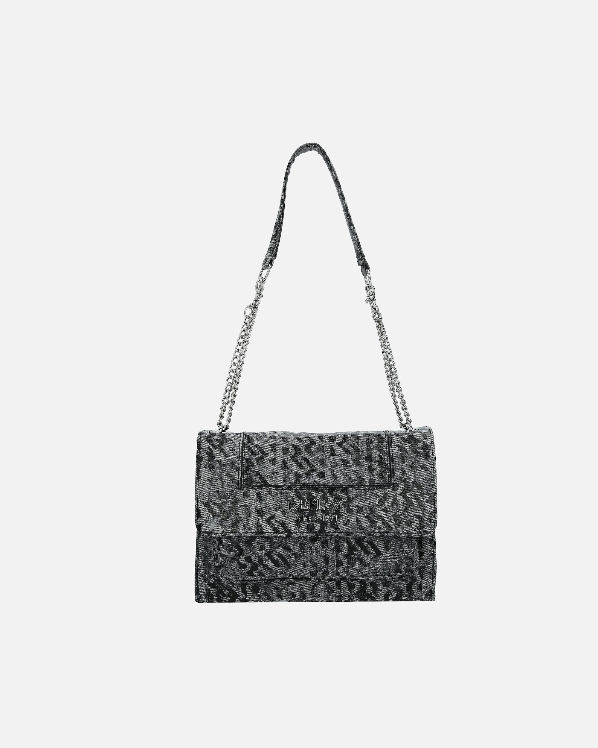 Clutch für Weiblich Replay Umhängetasche washed black