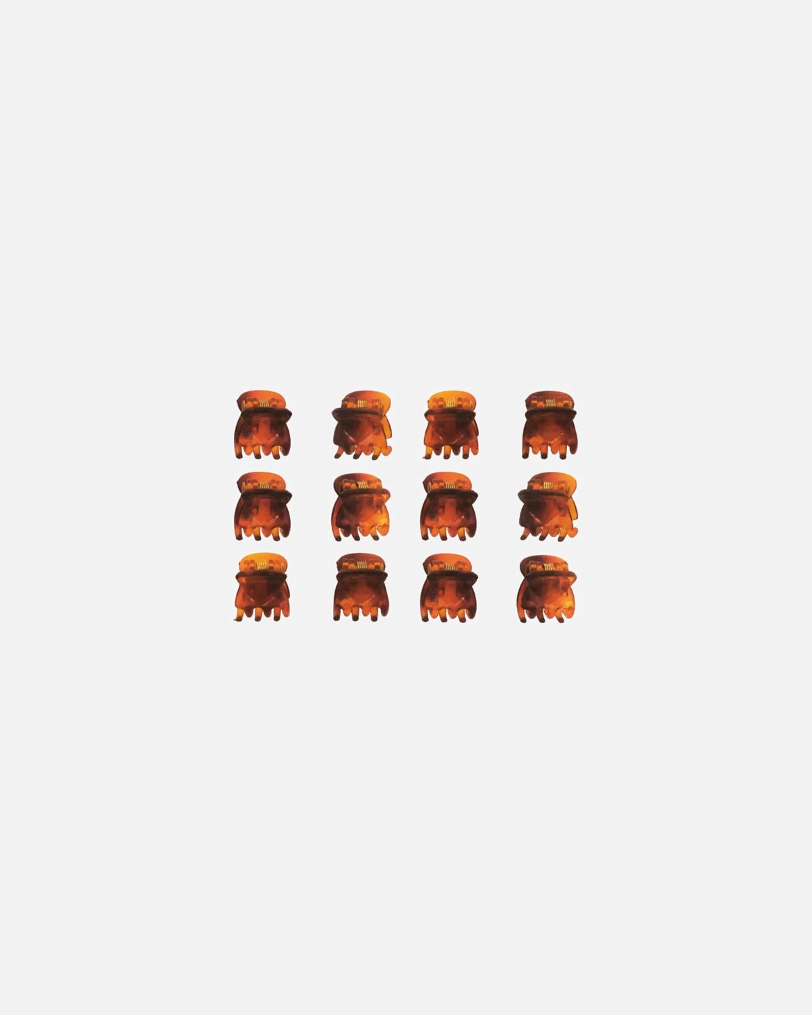 Haarklammer für Weiblich SOHO Lucca Mini Haarklammer Braun