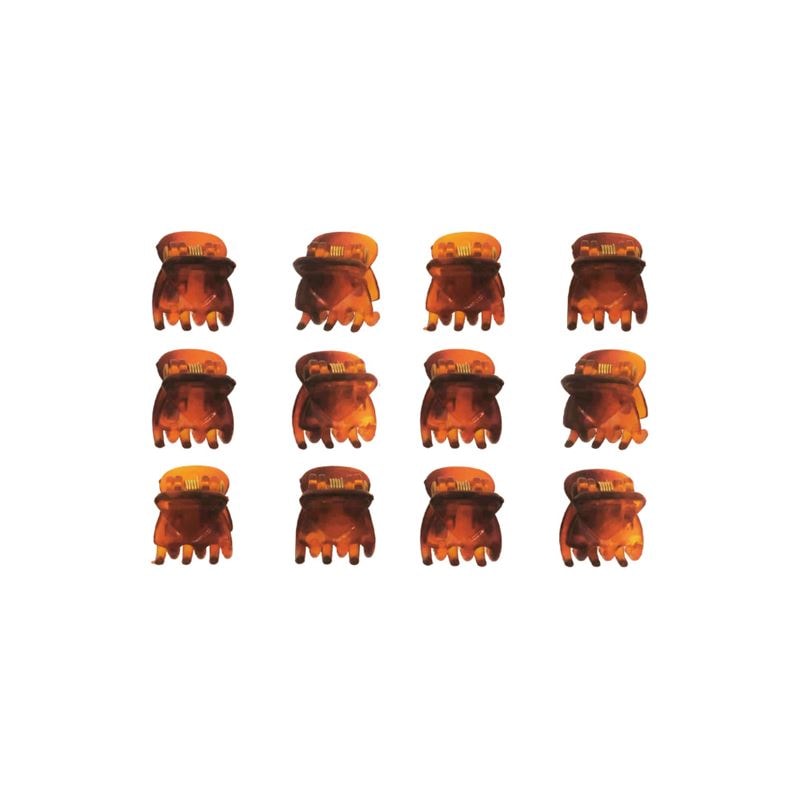 SOHO Lucca Mini Haarklammer Braun Schwarz Damen