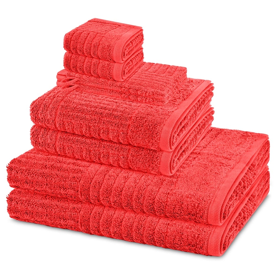 ROSS Handtuch-Set Carre (8-teilig) Hummer Coral