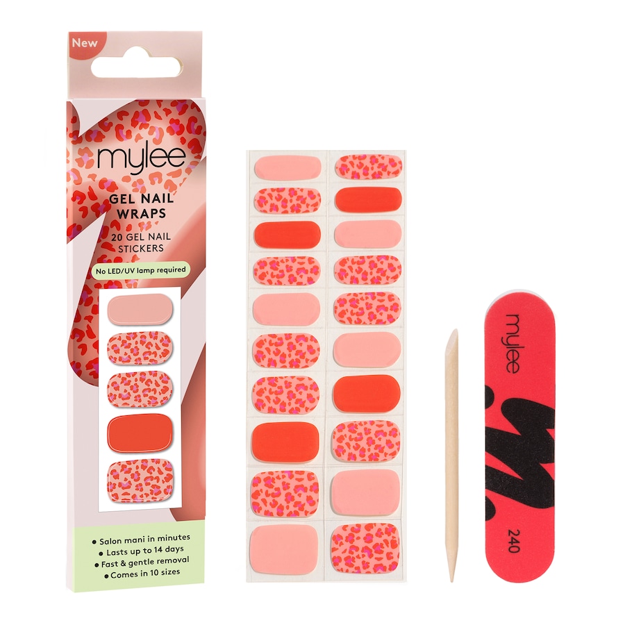 Mylee Gel-Nagelfolien Red Hot Spots Damen