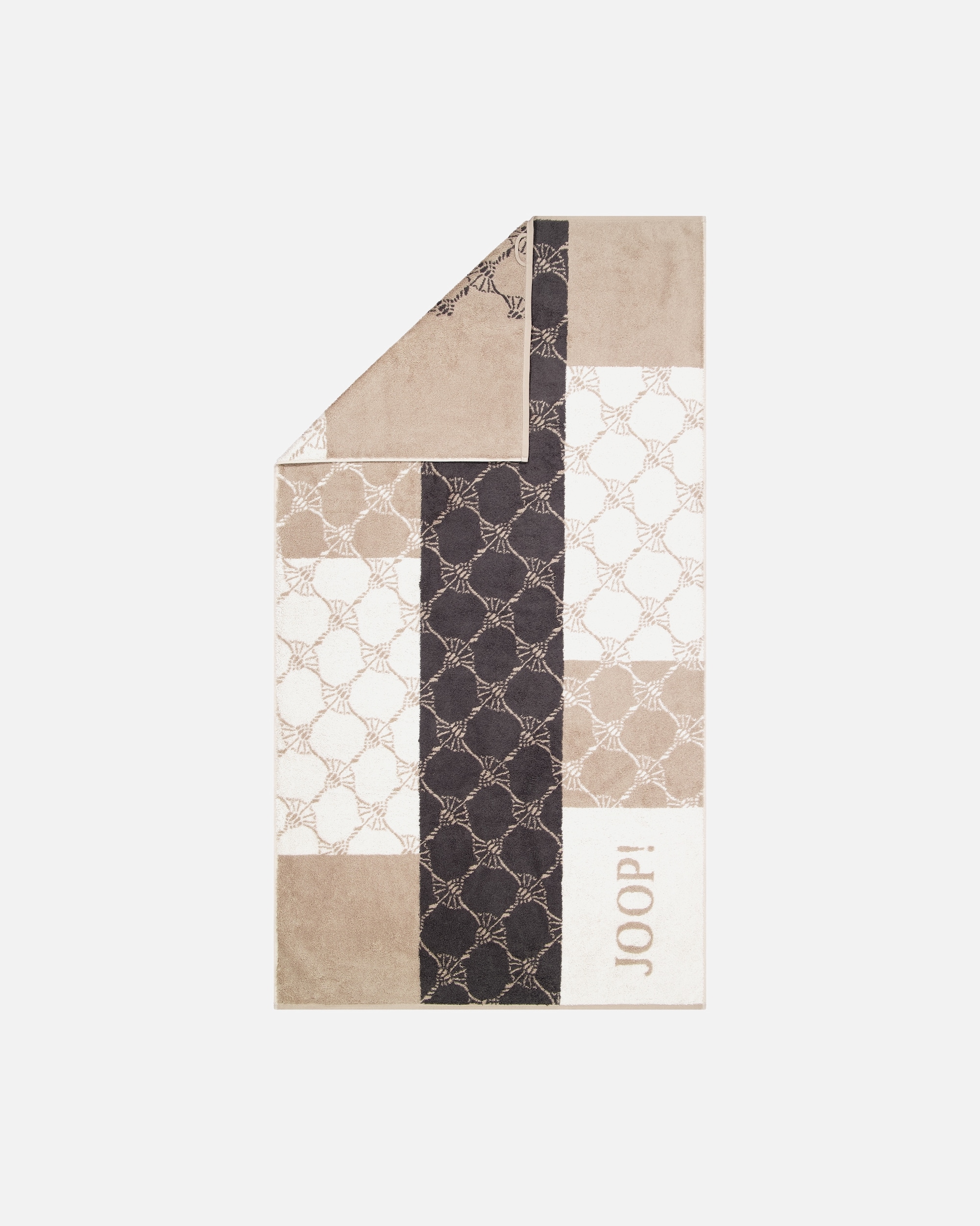 Handtuch für Unisex JOOP! JOOP! Handtücher Sauna Squares 1719 Natur - 37 Duschtuch 80x150 cm