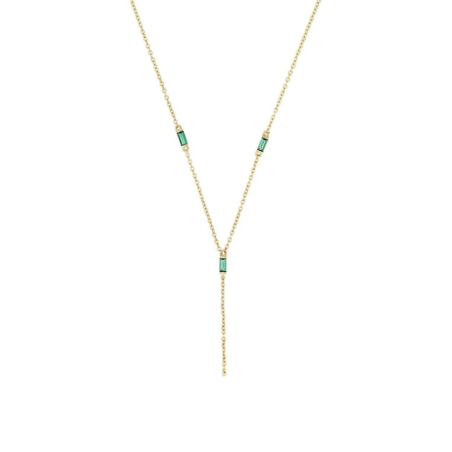amor Kette mit Anhänger grün Damen