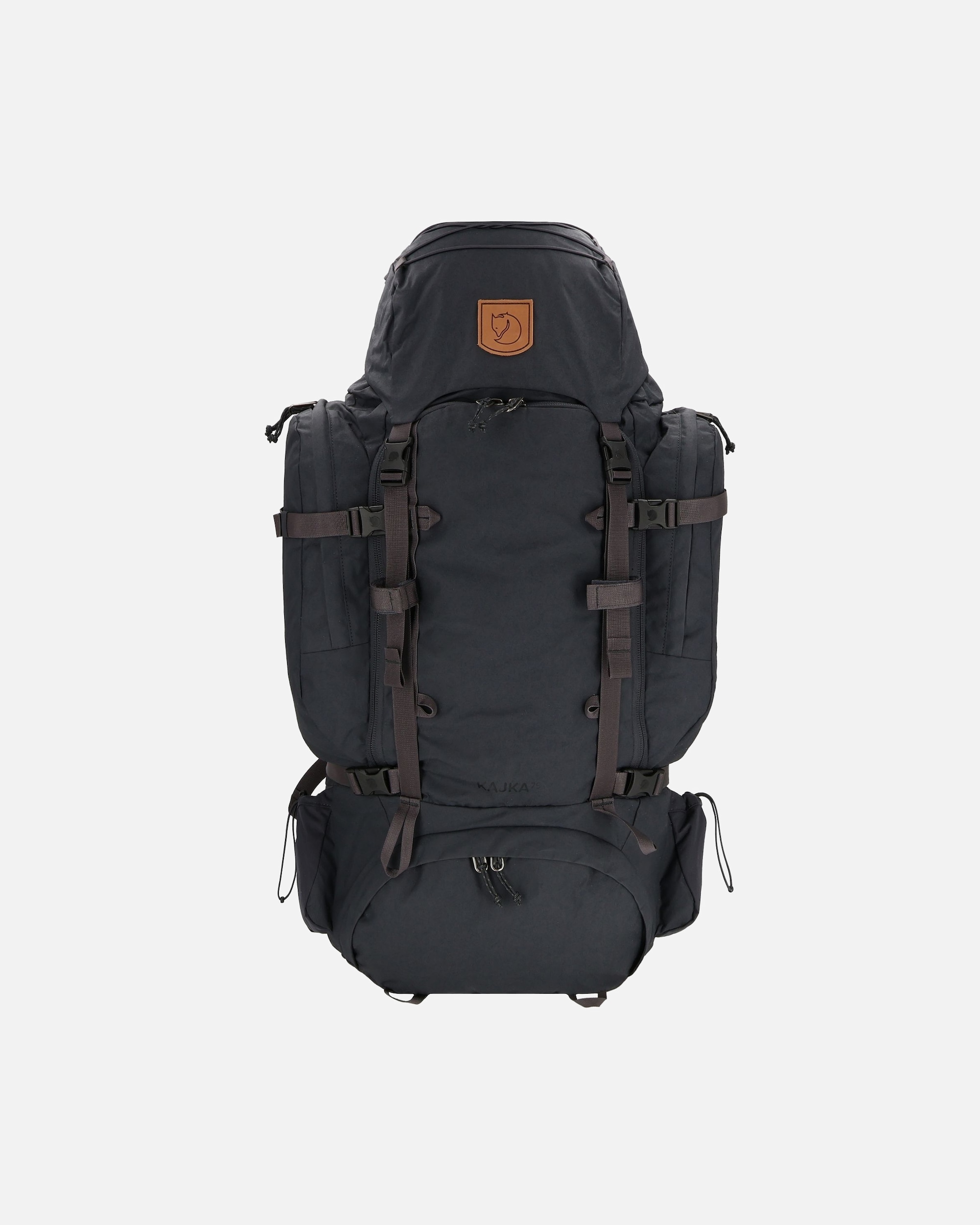Rucksack für Männlich Fjällräven Kajka Rucksack coal black