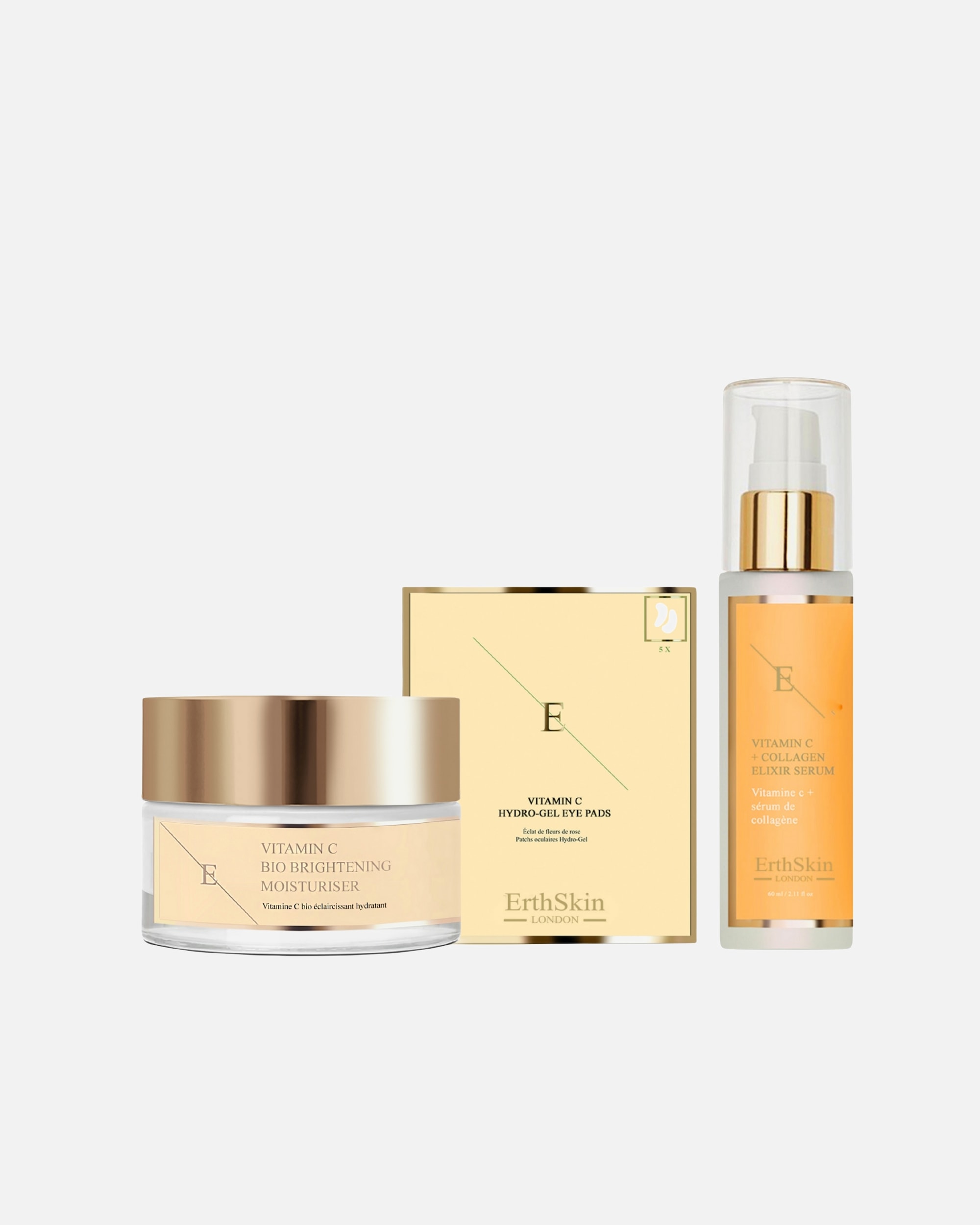 Gesichtspflegeset für Weiblich ErthSkin London Vitamin C Aufhellendes Power-Set 1 Stück