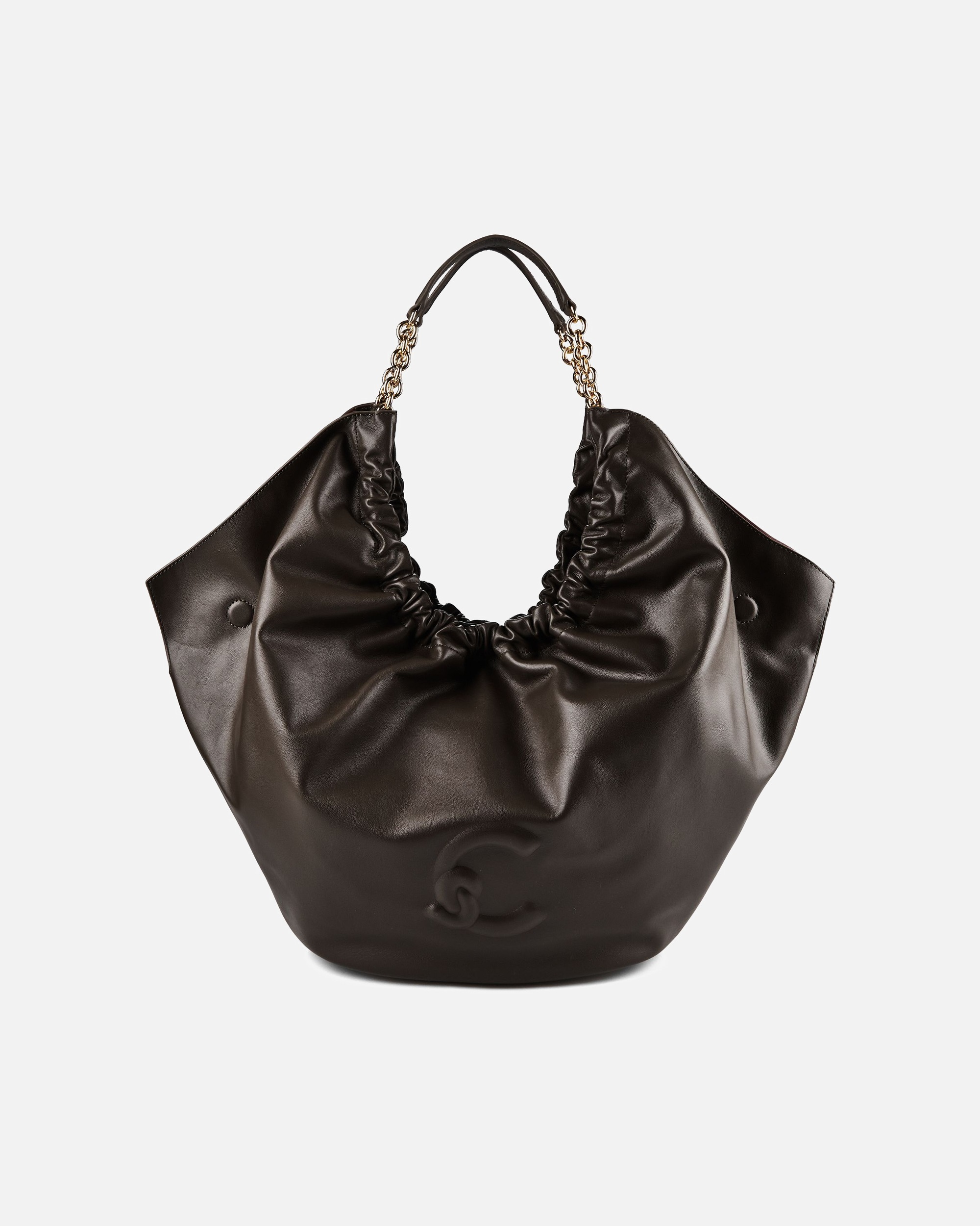 Tasche für Weiblich Coccinelle Smash Schultertasche fango