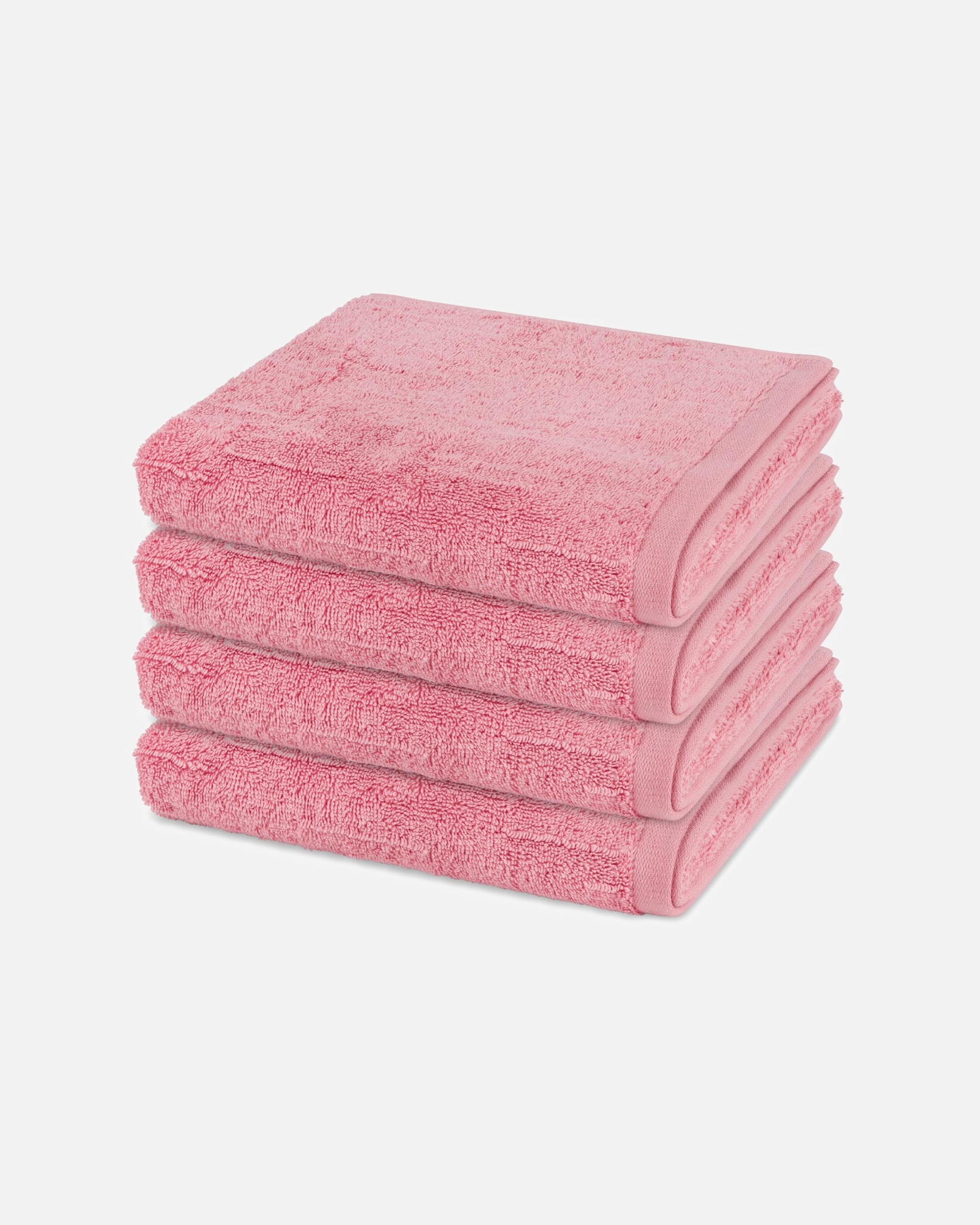 Handtuch für Unisex ROSS Handtuch-Set Premium (4er Set) Altrosa