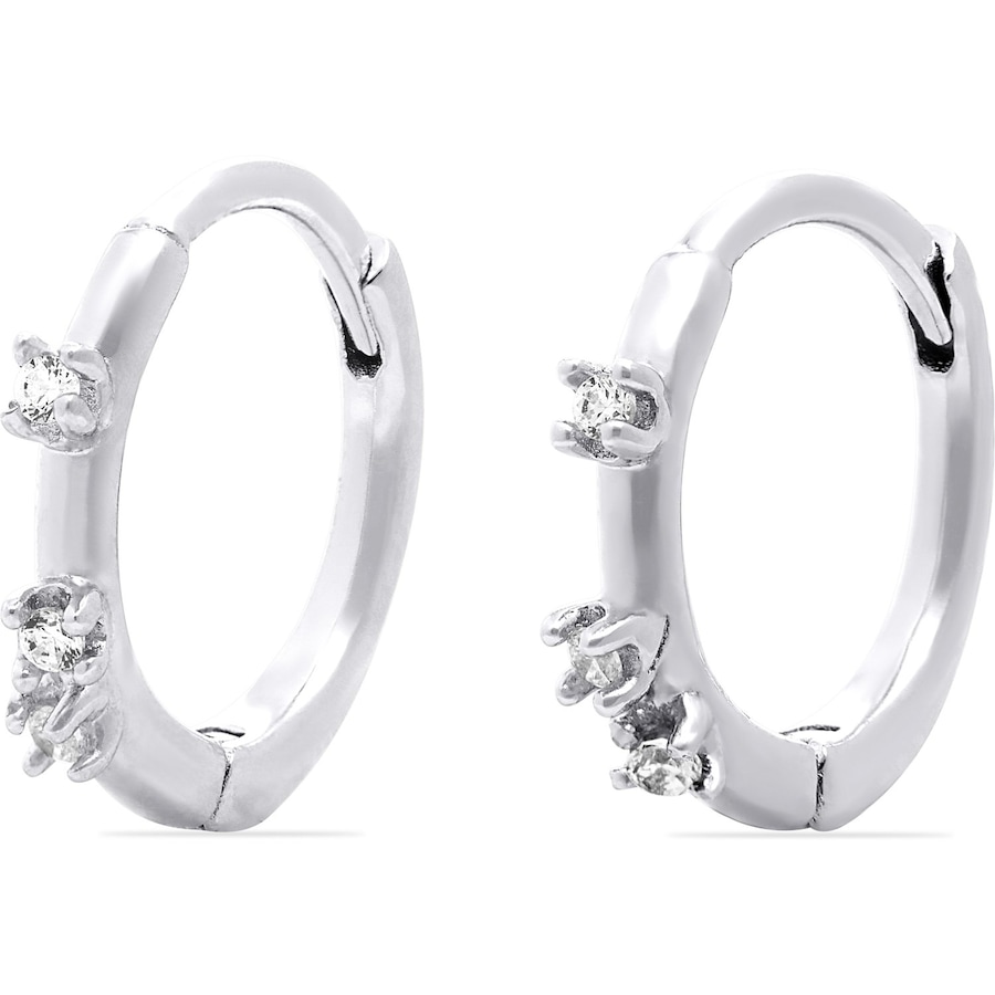 FAVS Creolen 925er Silber One Size Damen