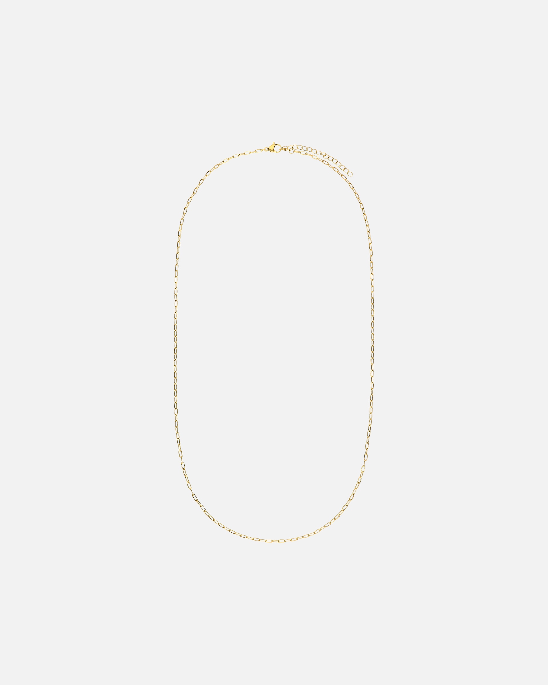 Halskette für Unisex Lucardi Halskette Stahl Gold - 45.0