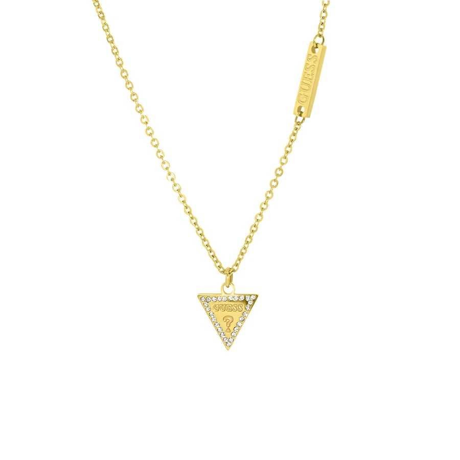 Guess Halskette Triangle Stahl Gold Damen