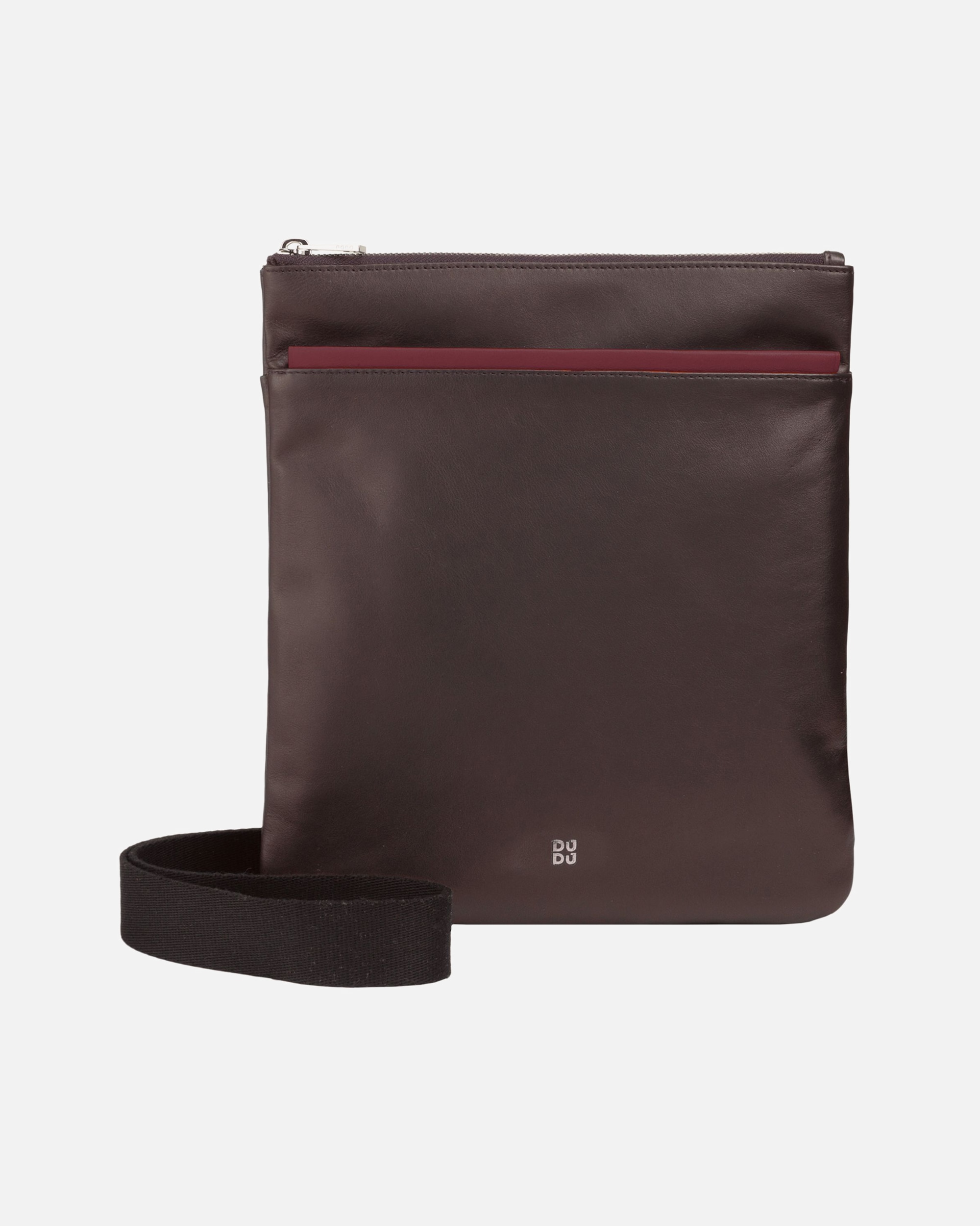 Handtasche für Männlich DuDu Panay Umhängetasche burgundy