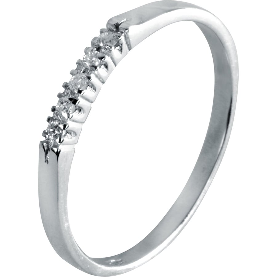 CHRIST Damenring 375er Weißgold 56 Damen