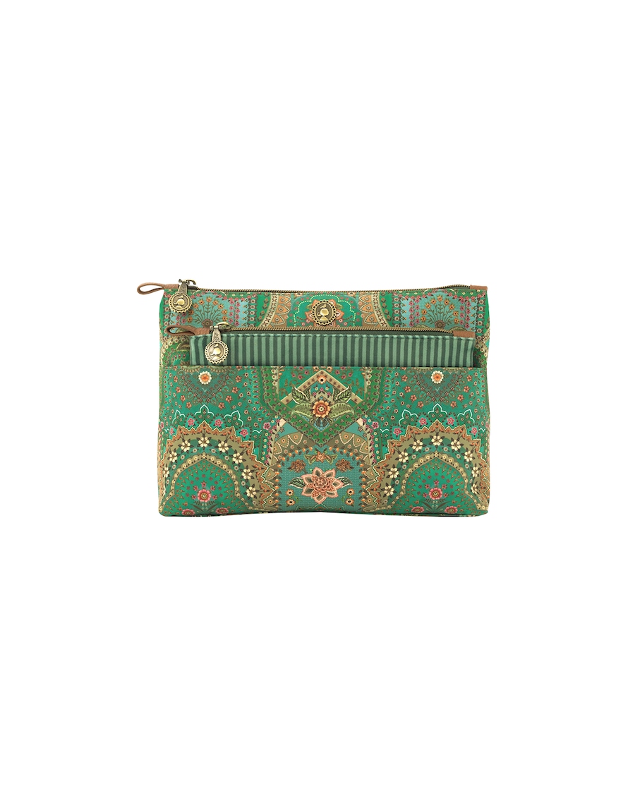 PIP Studio Caryn Kosmetiktaschen Set Jabali Rot Grün