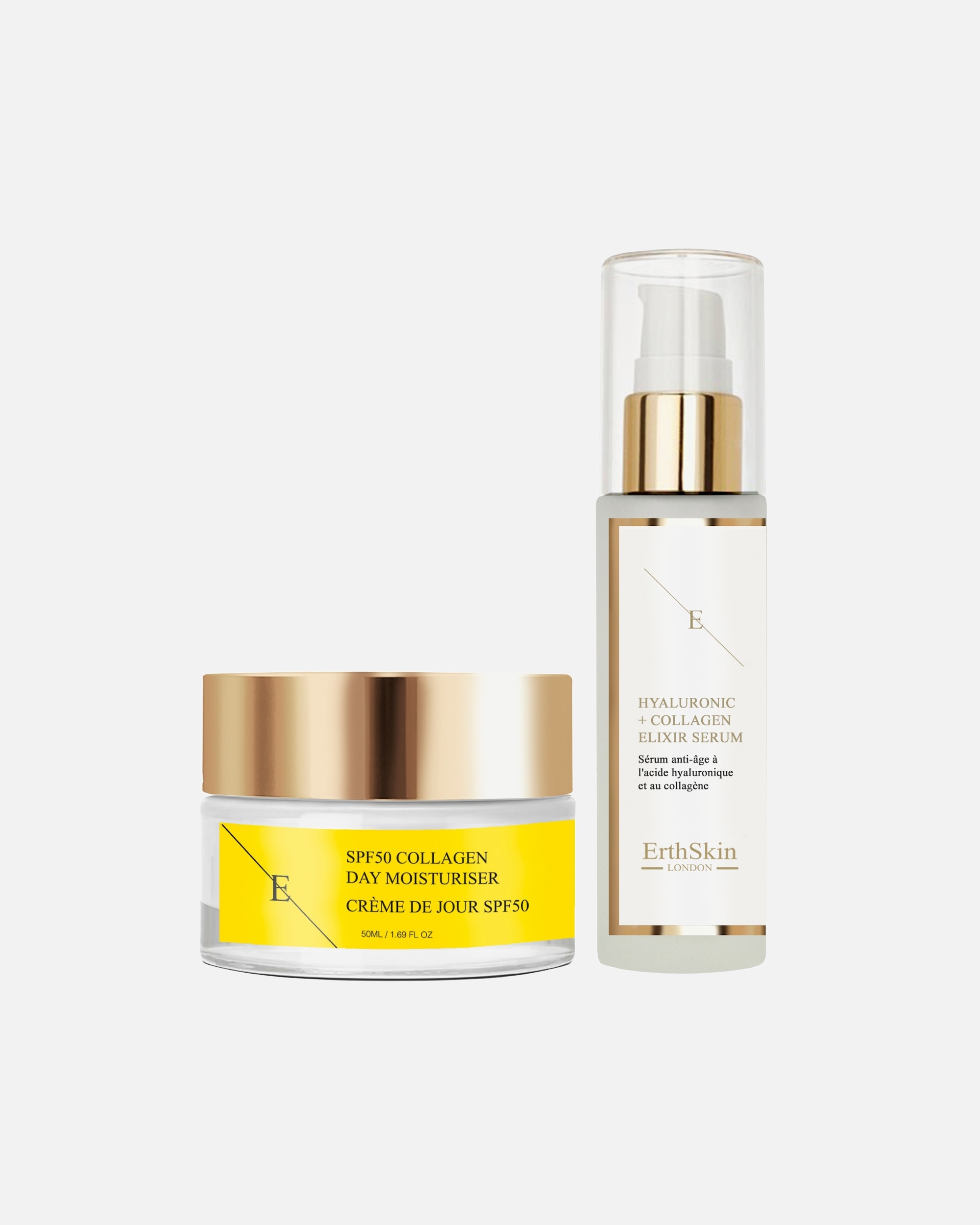 Gesichtspflegeset für Weiblich ErthSkin London SPF + Collagen Hydration Duo 1 Stück Stück