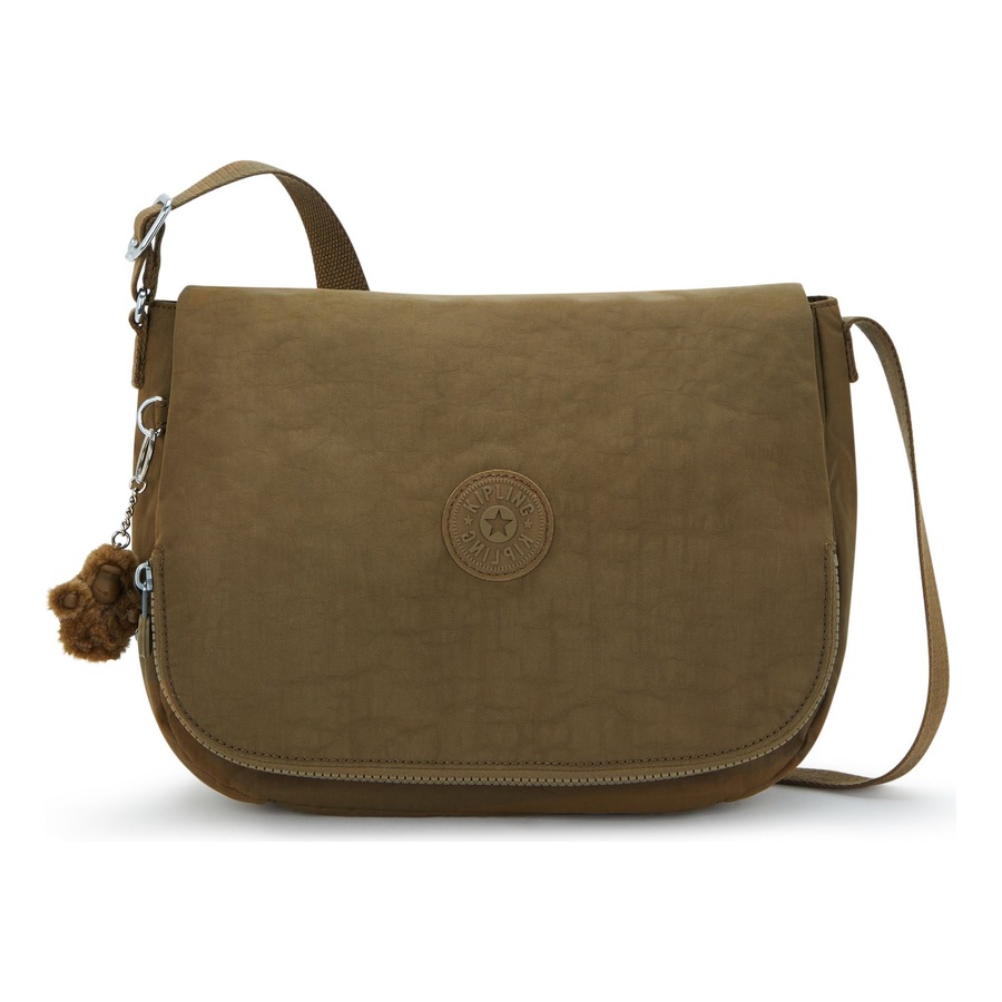 Kipling Basic Umhängetasche smooth khaki Braun