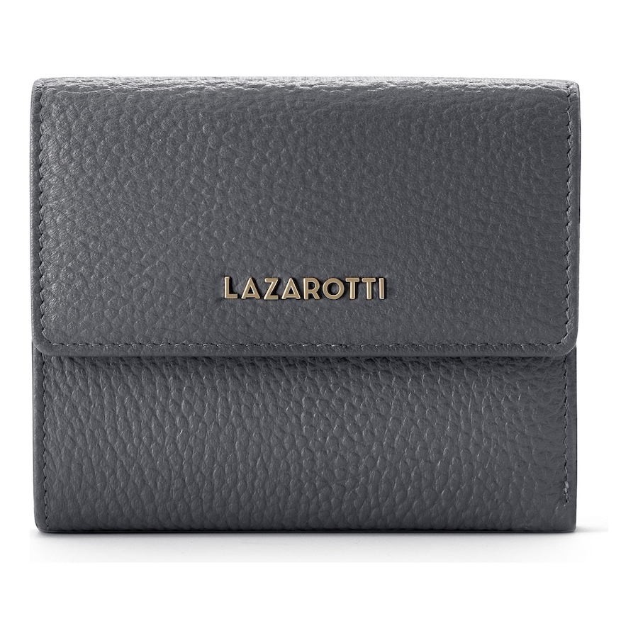 Lazarotti Bologna Leather Damengeldbörse grey Grau Damen