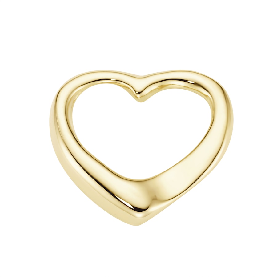 Luigi Merano Anhänger Floating-Herz, Gold 375 Onesize