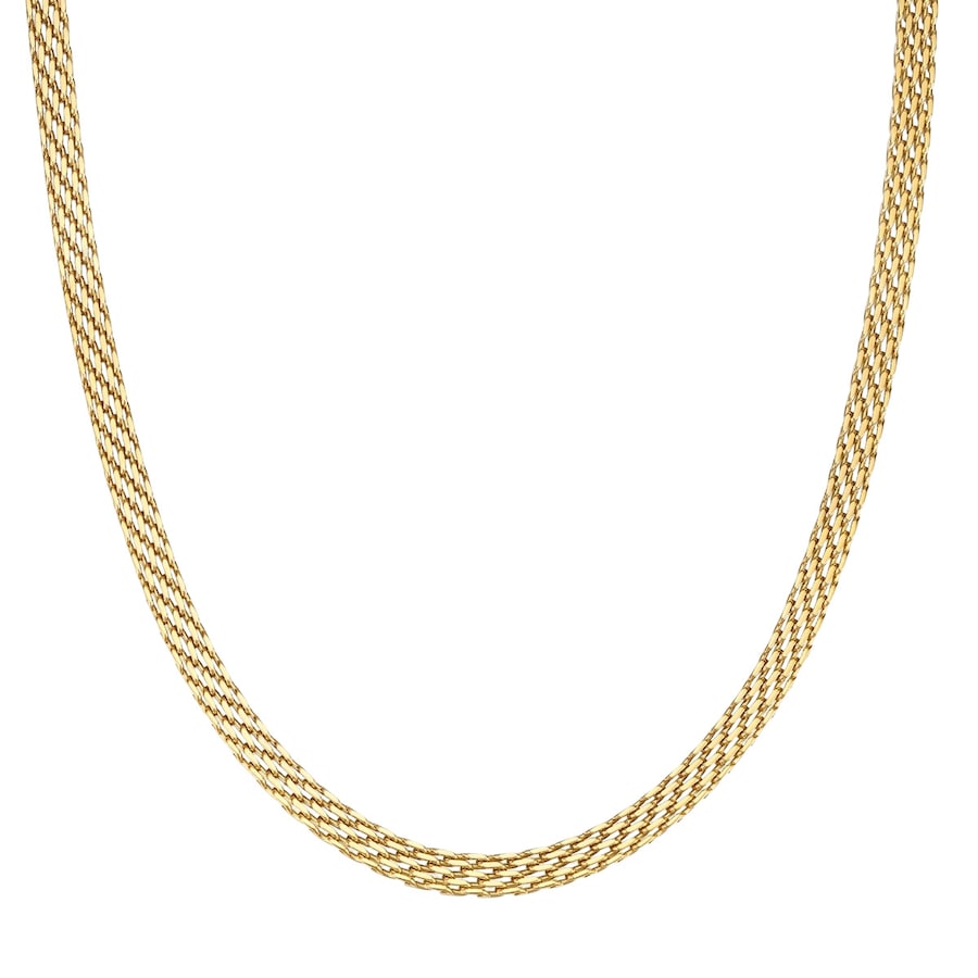 Eastside Halskette aus Edelstahl in Gelbgold 40,0 cm Basiskette + 5,0 Verlängerung Damen