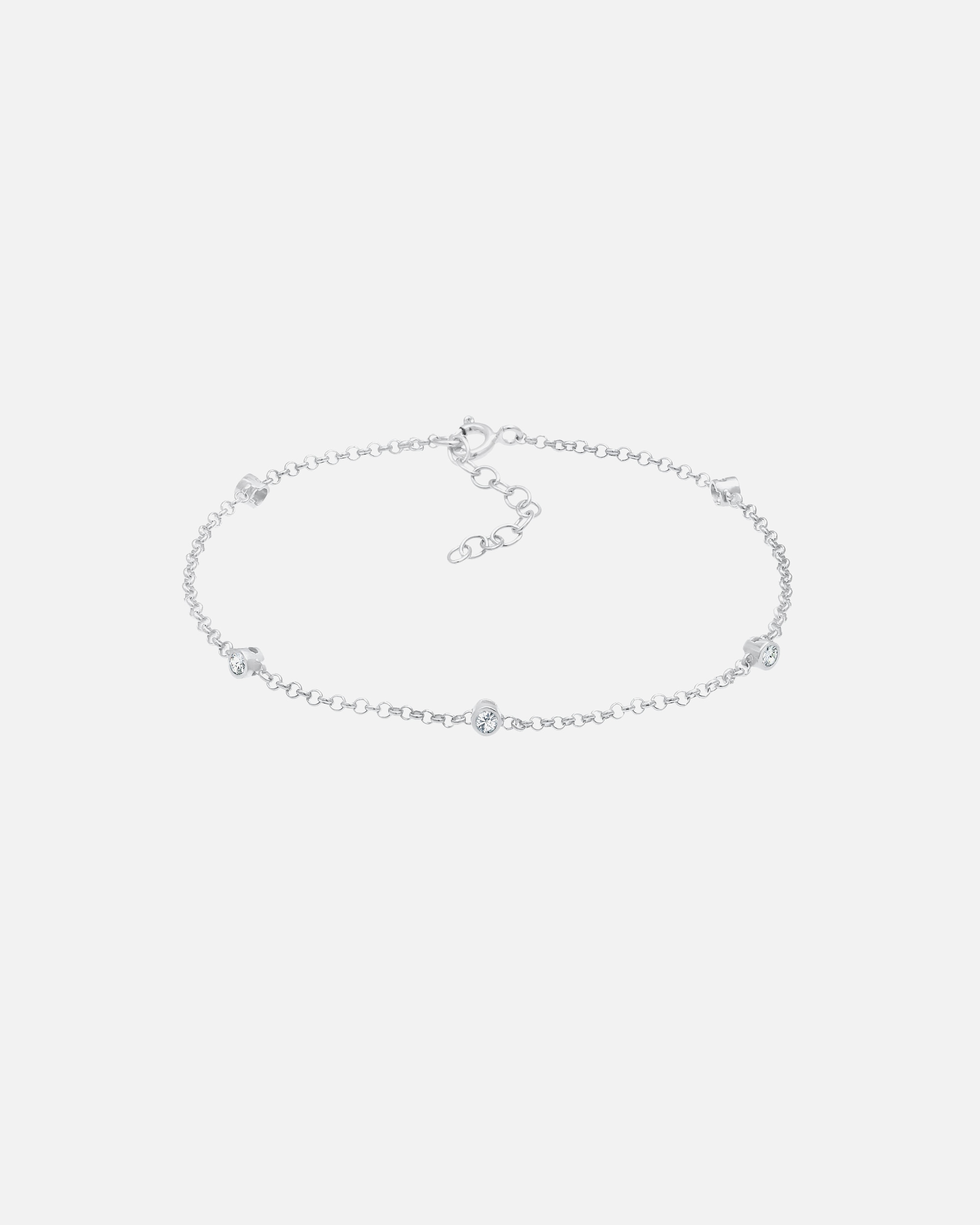 Armband für Weiblich Elli Zart Funkelnd 925 Silber, mit Kristallen von Swarovski® 16