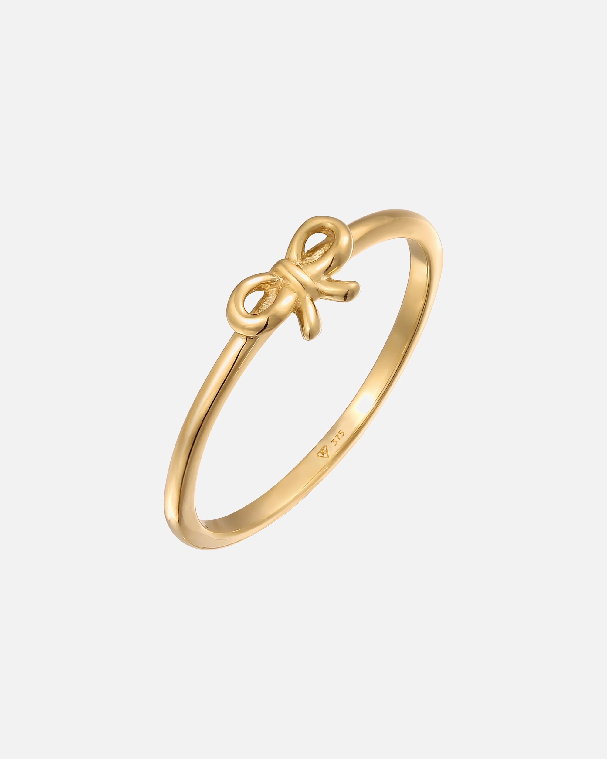 Ring für Weiblich Elli PREMIUM Schmetterling 375 Gelbgold Trendig Minimal Party 52