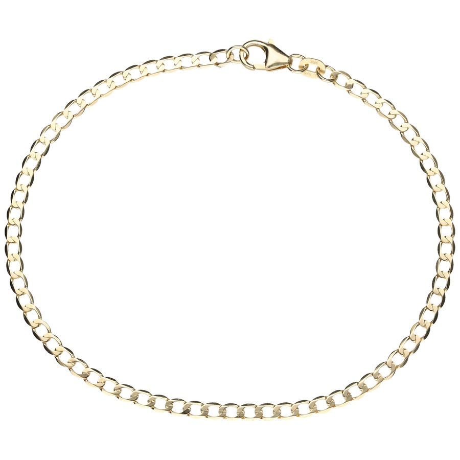 Luigi Merano Armband Panzerkette, massiv, Gold 585 19 cm Damen