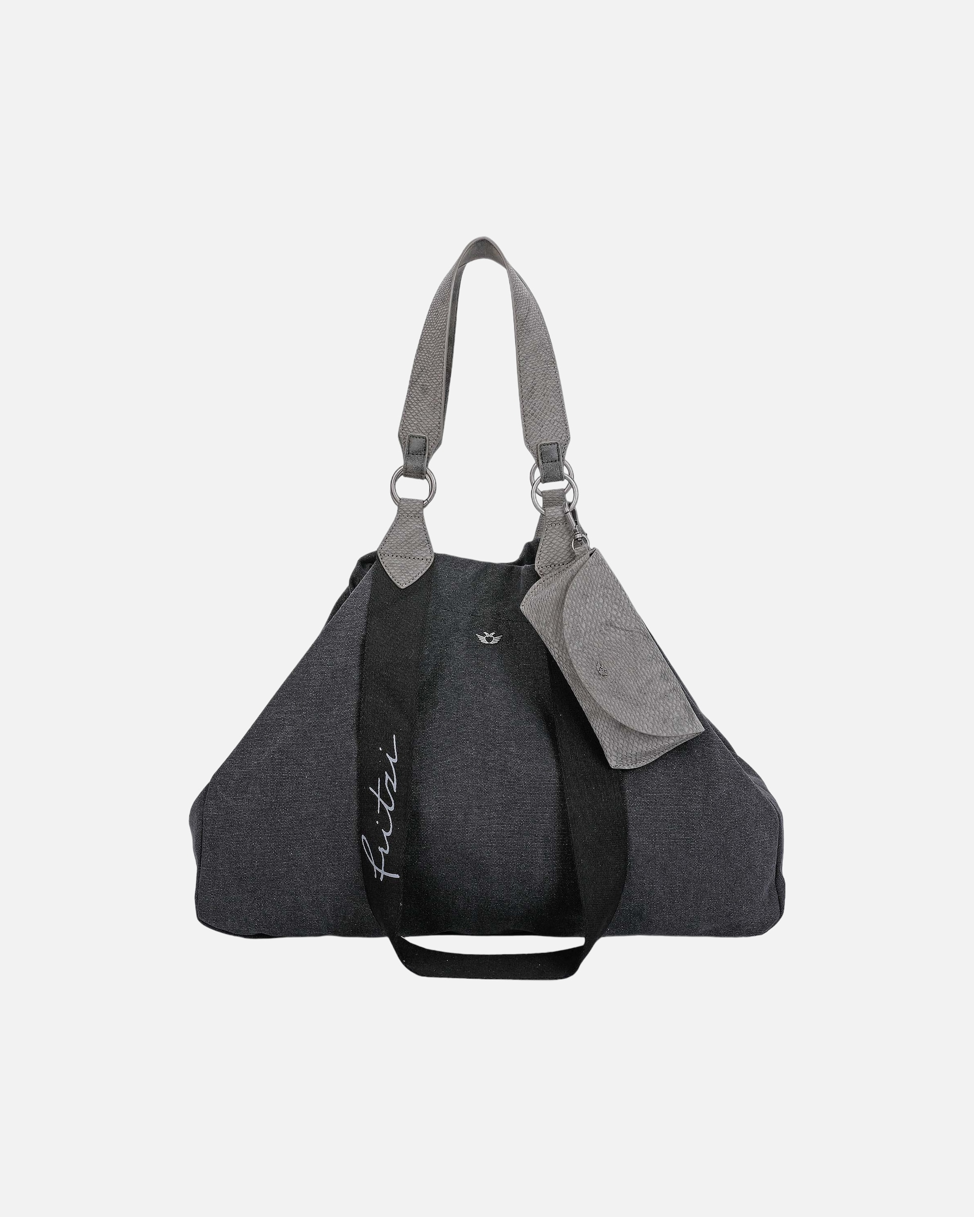 Tasche für Weiblich Fritzi aus Preußen Shopper Izzy aus veganen Materialien schwarz