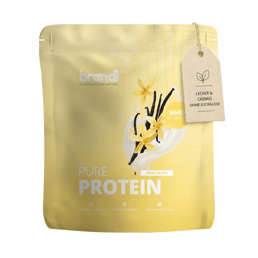 Brandl Nutrition Proteinpulver aus Whey Vanille 1000 g