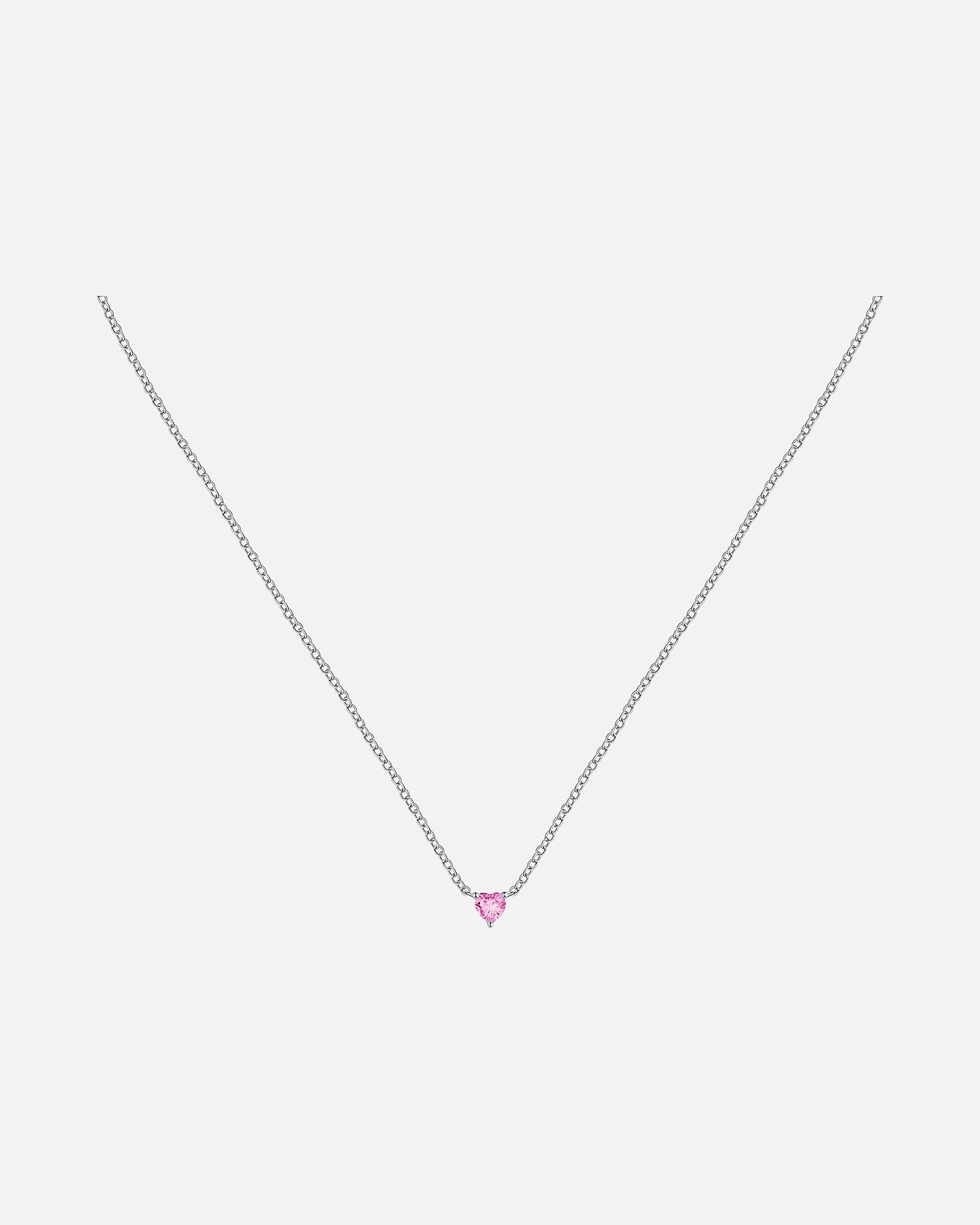 Kette für Weiblich La Petite Story Default Brand Line Kette 925er Silber pink, silber