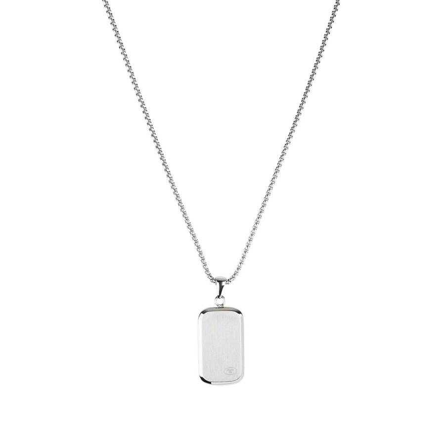 Tom Tailor Kette mit Anhänger silber Herren