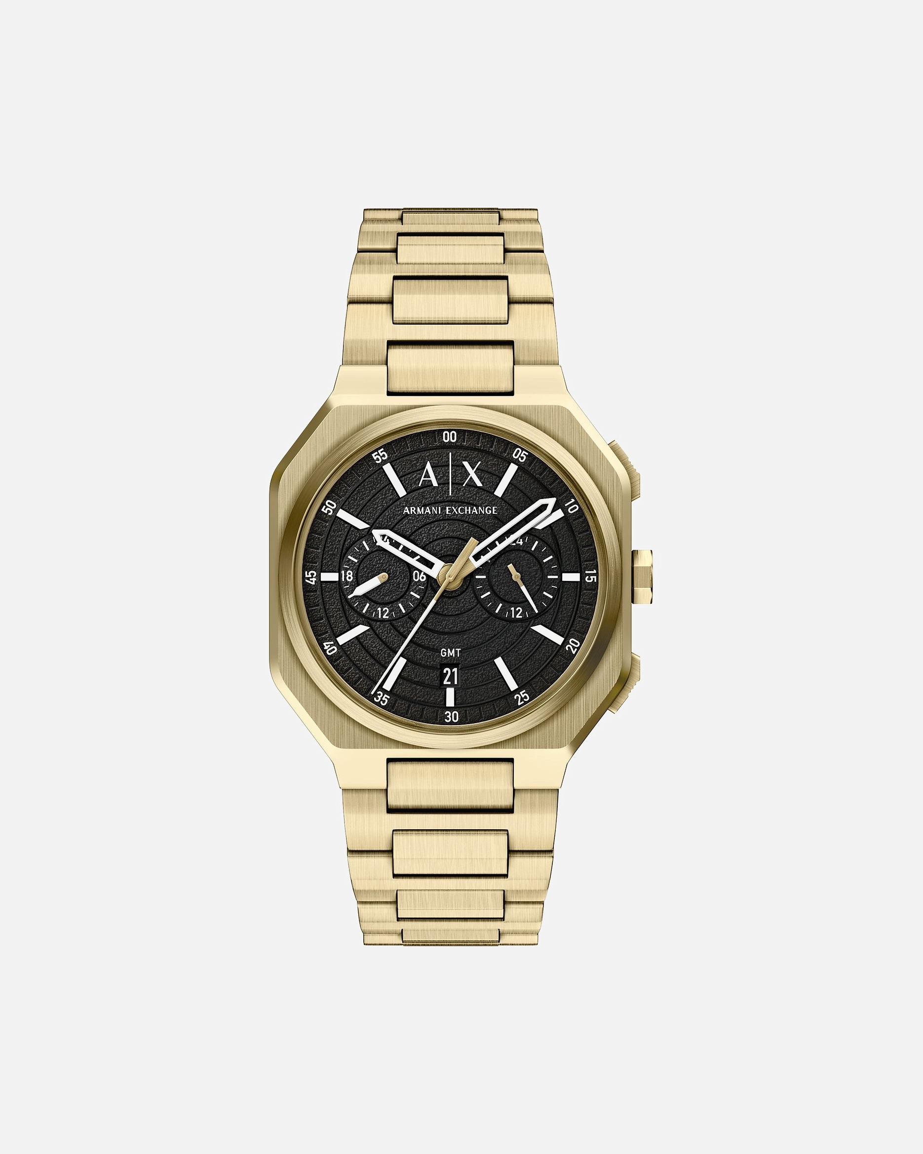 Uhr für Männlich Armani Exchange Herrenuhr Edelstahl gold