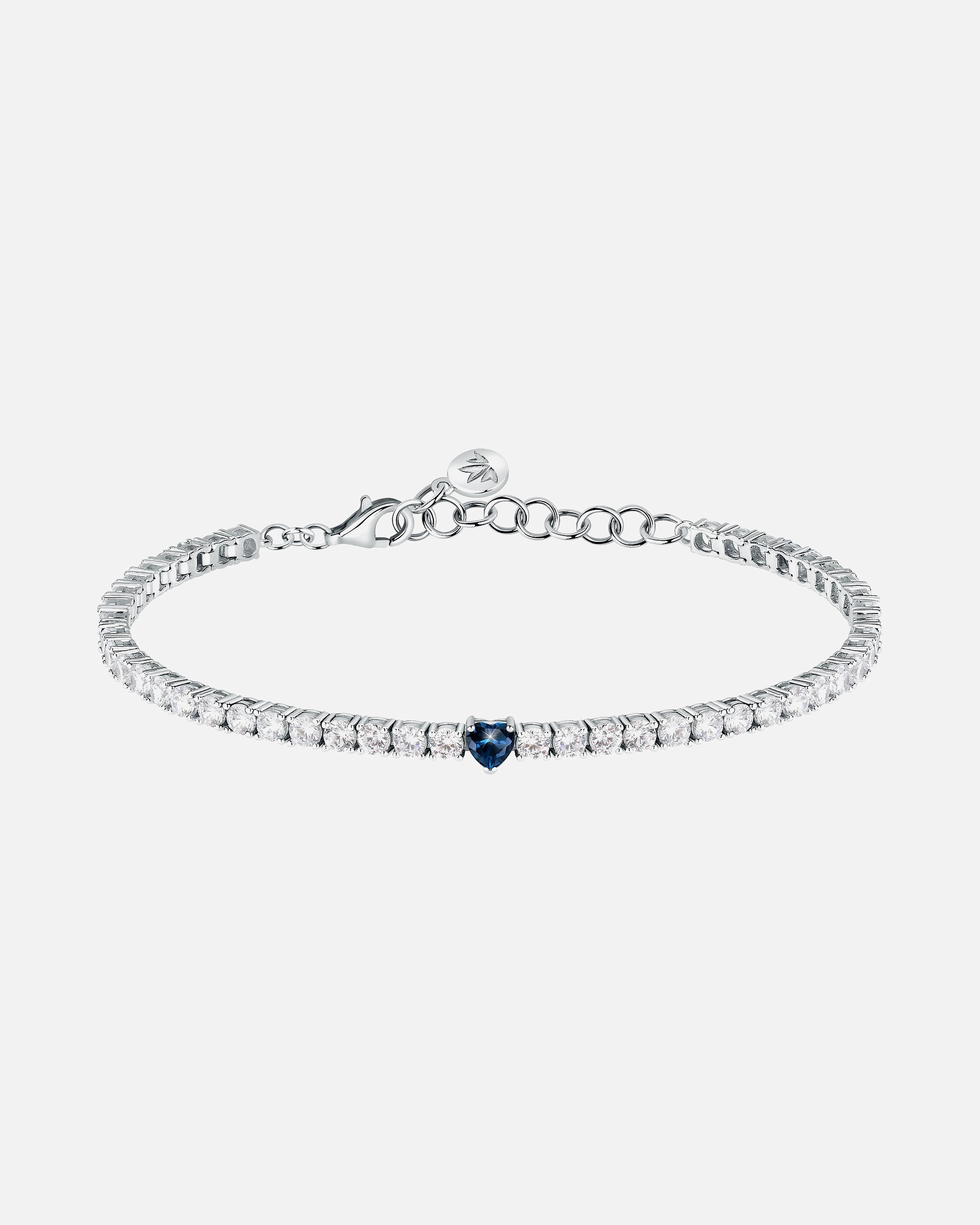 Armband für Weiblich Morellato Default Brand Line Armband 925er Silber, recycelt blau, silber