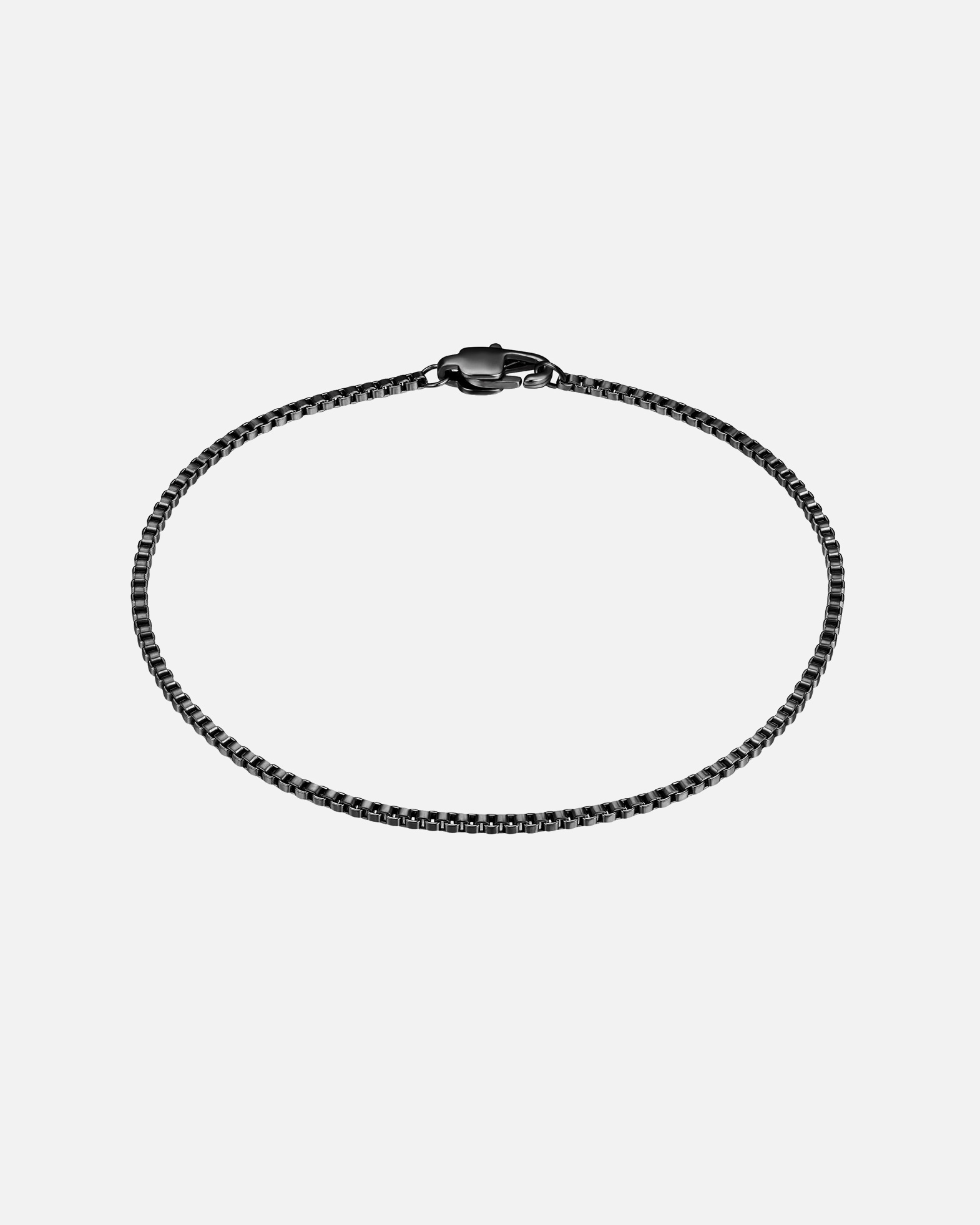 Armband für Männlich True Rebels Armband aus Edelstahl in Schwarz 19 cm