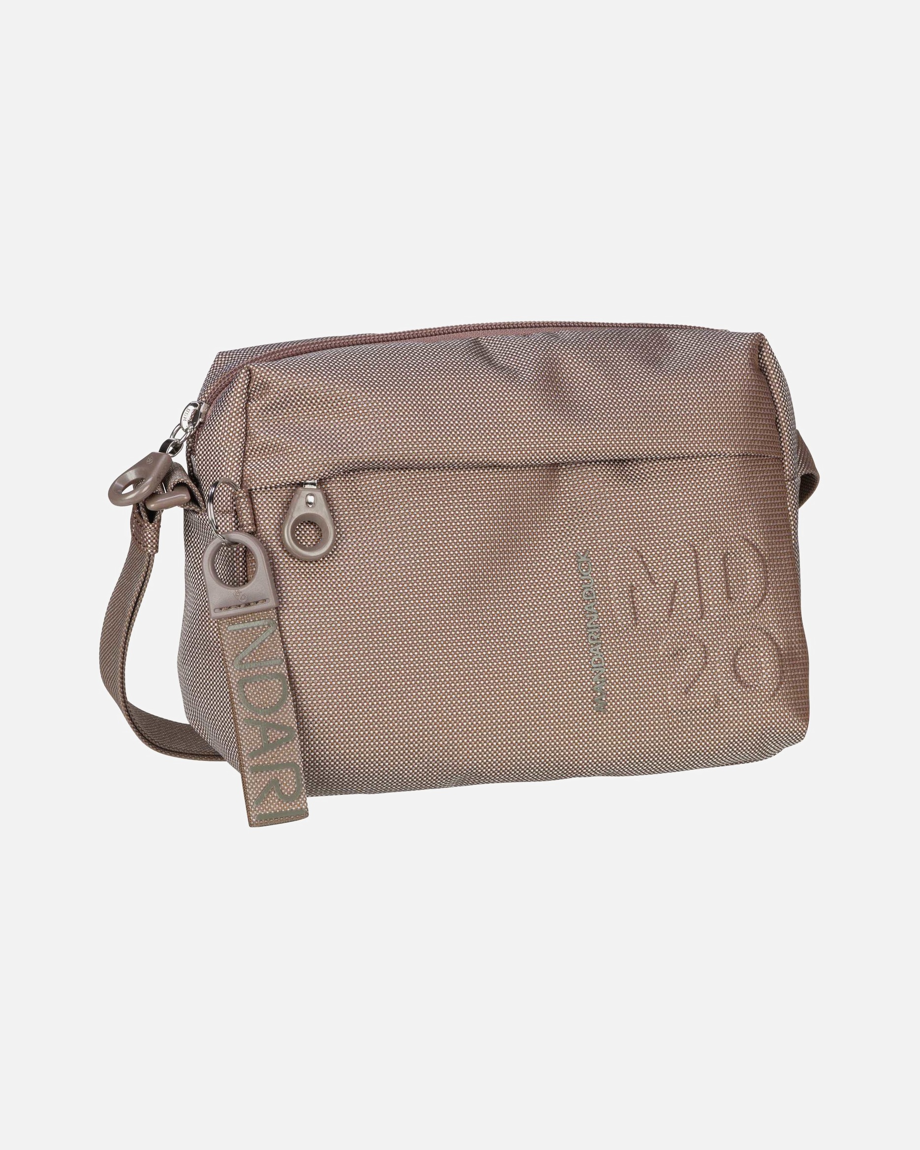 Umhängetasche für Weiblich Mandarina Duck Umhängetasche MD20 Small Crossover QMT34 Taupe