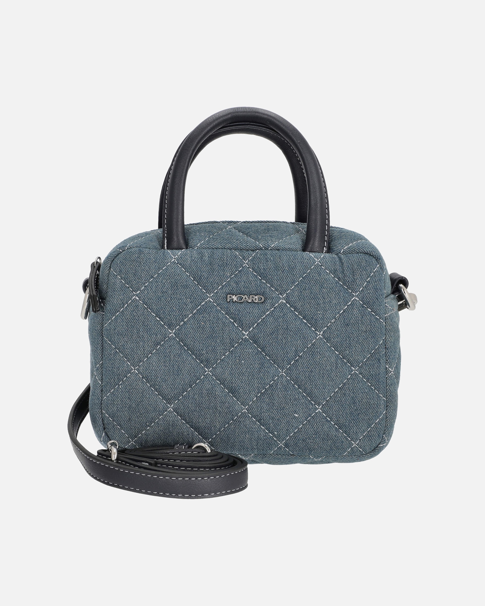 Handtasche für Weiblich Picard Rockstar - Henkeltasche 19 cm (black) blau