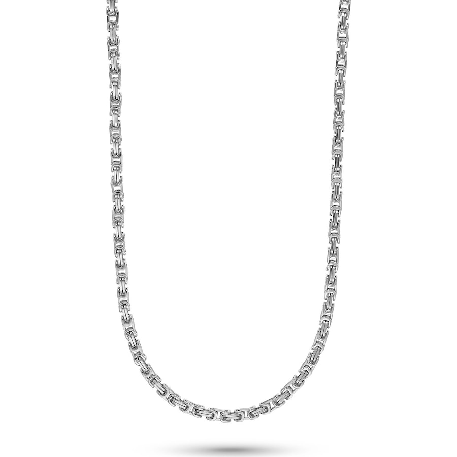FAVS Kette Edelstahl silber Herren