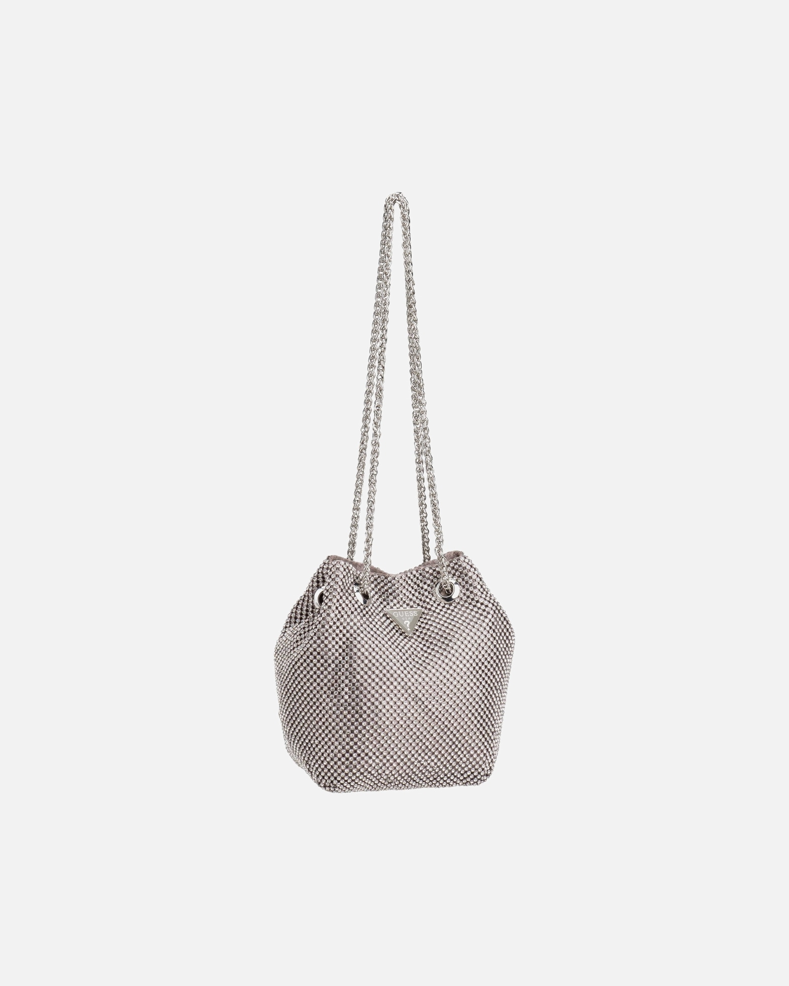 Handtasche für Weiblich Guess Handtasche Zalina Pouch Silver