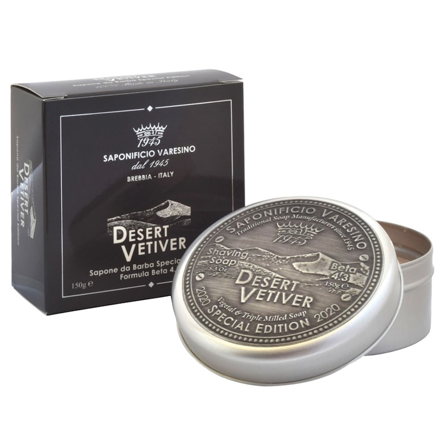 Saponificio Varesino Desert Vetiver Shaving Soap Aluminium Jar 150 ml