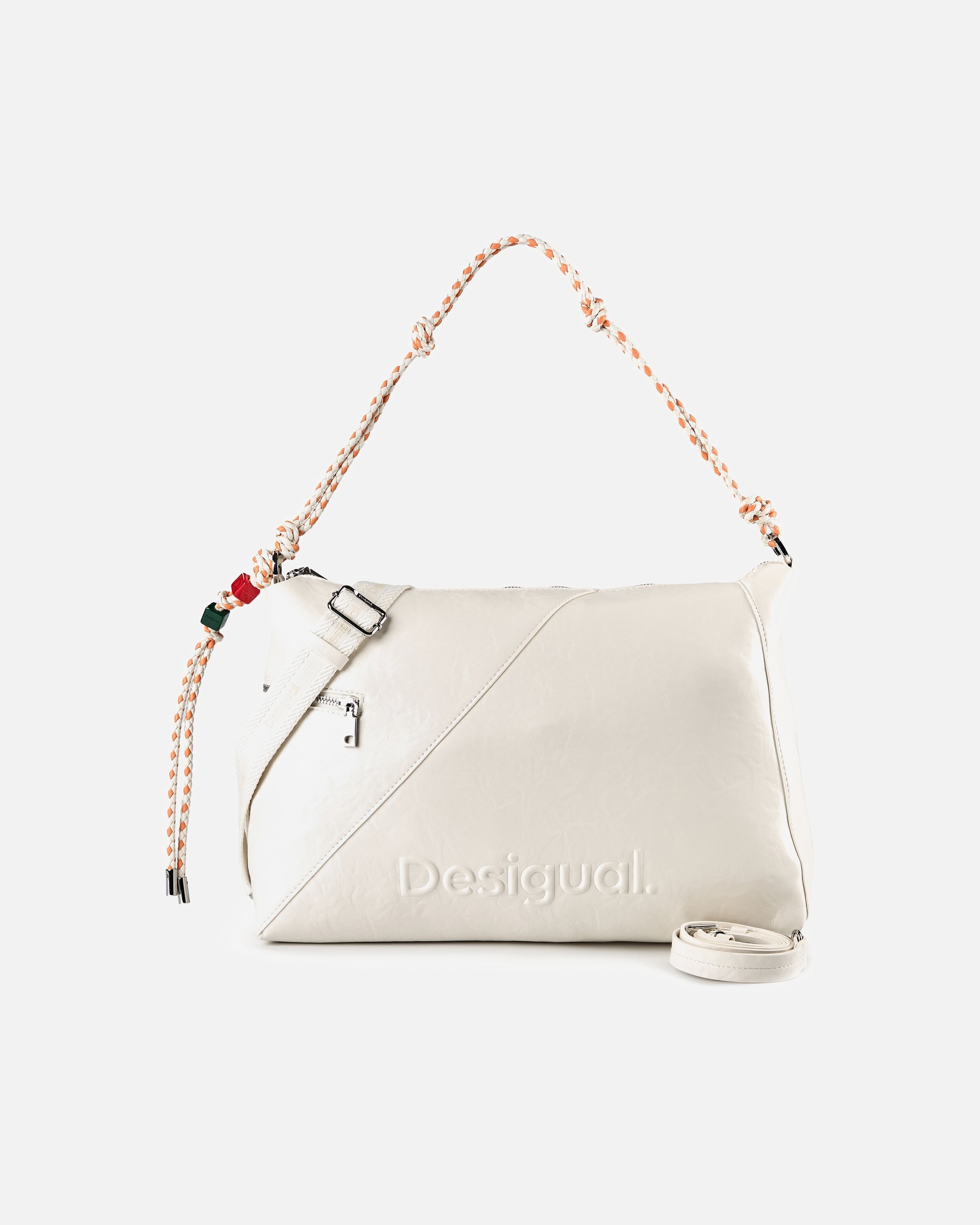 Clutch für Weiblich Desigual Half Schultertasche white